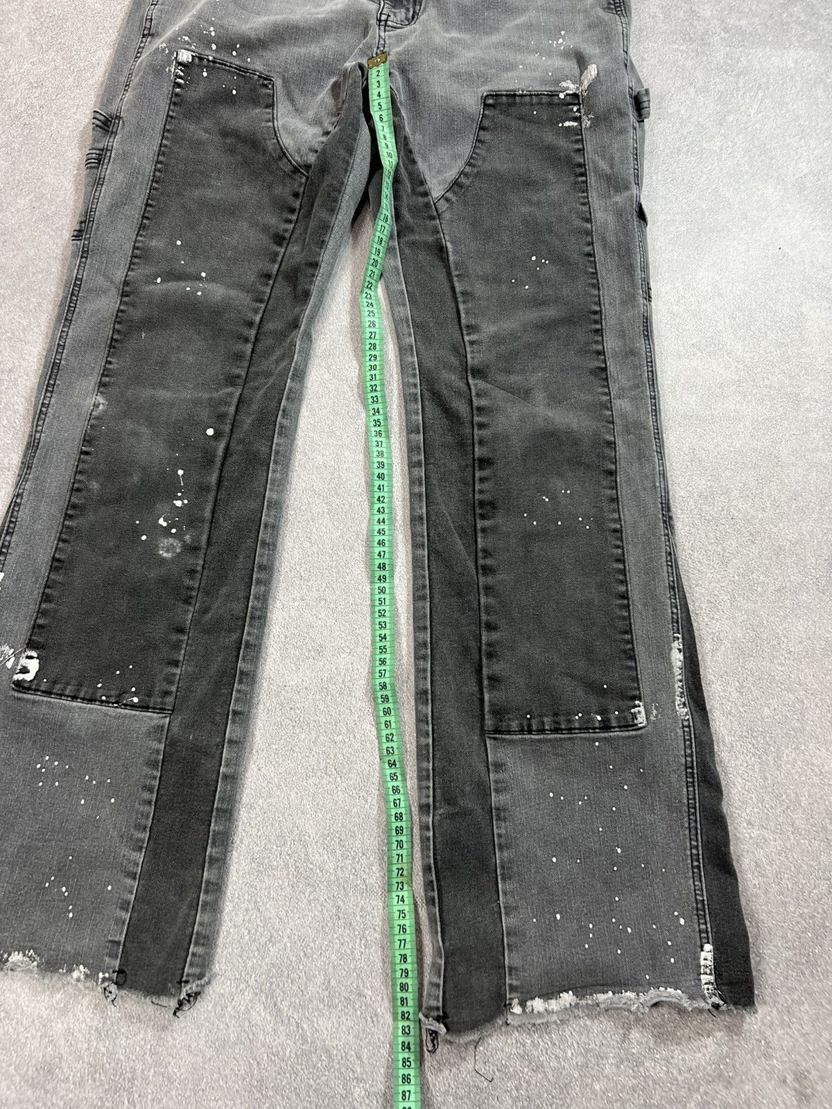 Junya Watanabe FLARED junya watanabe balenci style washed denim jeans Size US 33 - 11 Thumbnail