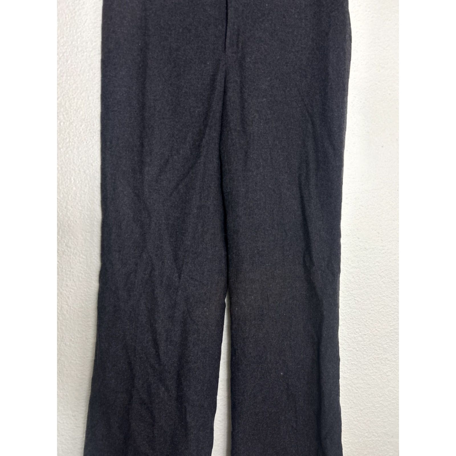 Banana Republic Banana Republic Pants Dress Gray Wool Wide-Leg 10 Womens 32x33 Size 32" / US 10 / IT 46 - 3 Thumbnail