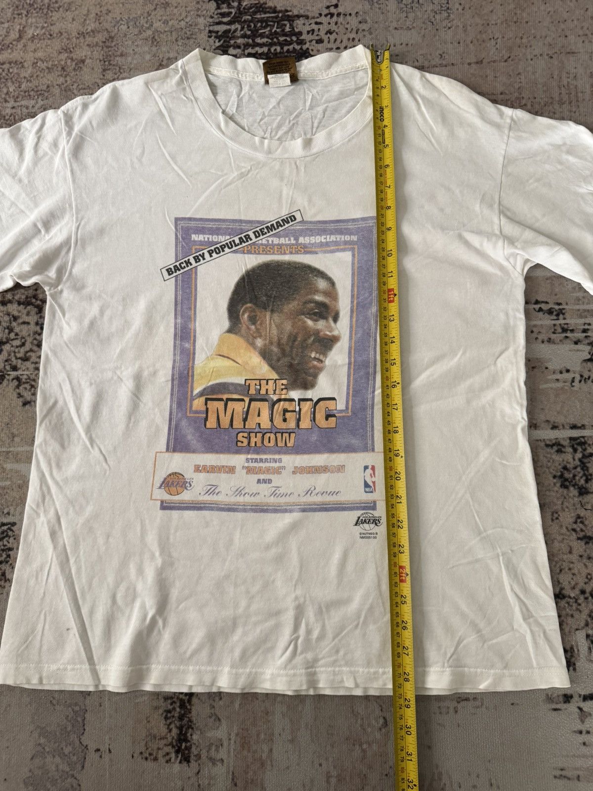 Nutmeg vintage MAGIC JOHNSON -lakers NBA Size US L / EU 52-54 / 3 - 9 Thumbnail