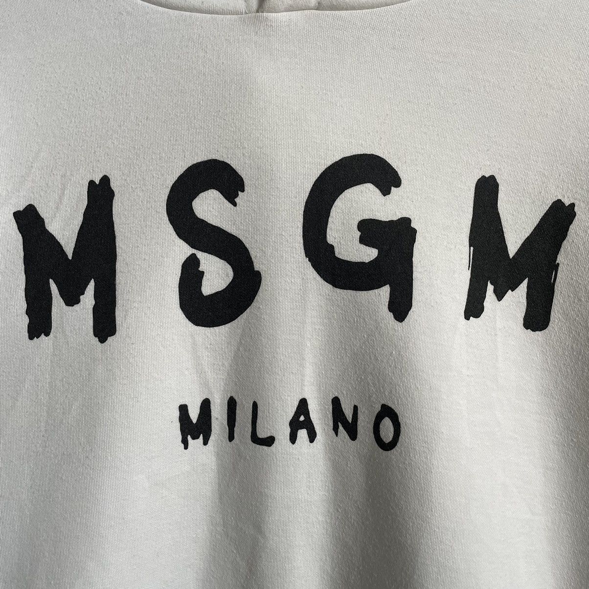 MSGM × Vintage Vintage MSGM Big Logo Hoodie Size US XL / EU 56 / 4 - 2 Thumbnail