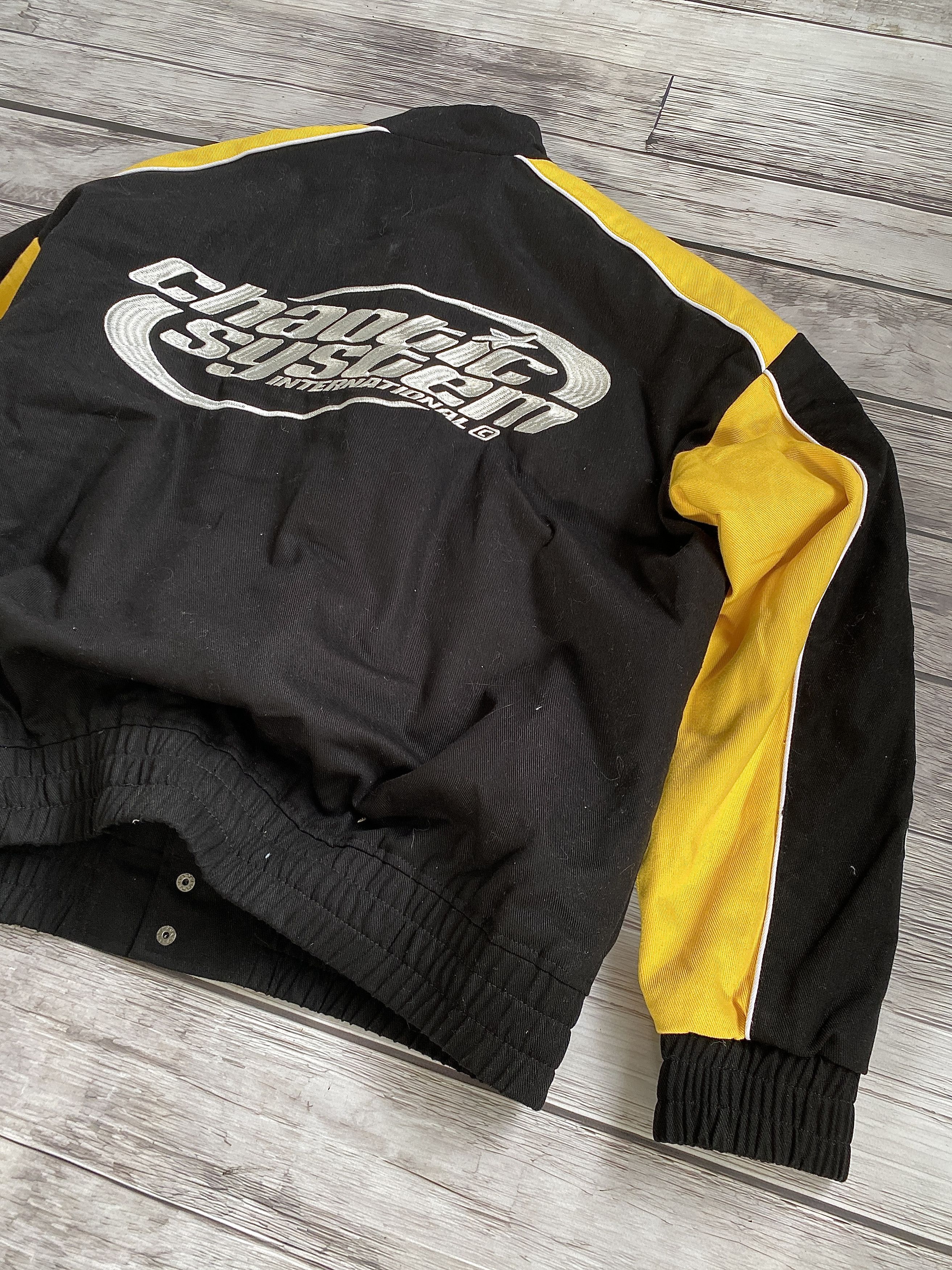 Japanese Brand × Yohji Yamamoto VINTAGE SEXY YOJHI YAMAMOTO STYLE RACING BOMBER JACKET Size US L / EU 52-54 / 3 - 11 Thumbnail