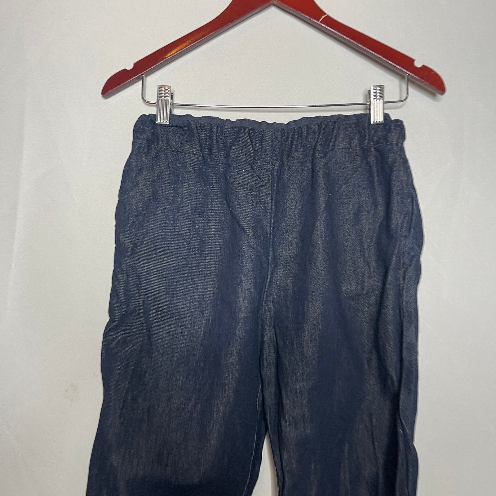 Other APUNTOB COTTON LINEN INDIGO PULL ON TROUSERS SZ XS Size 24" / US 00 / IT 34 - 7 Thumbnail