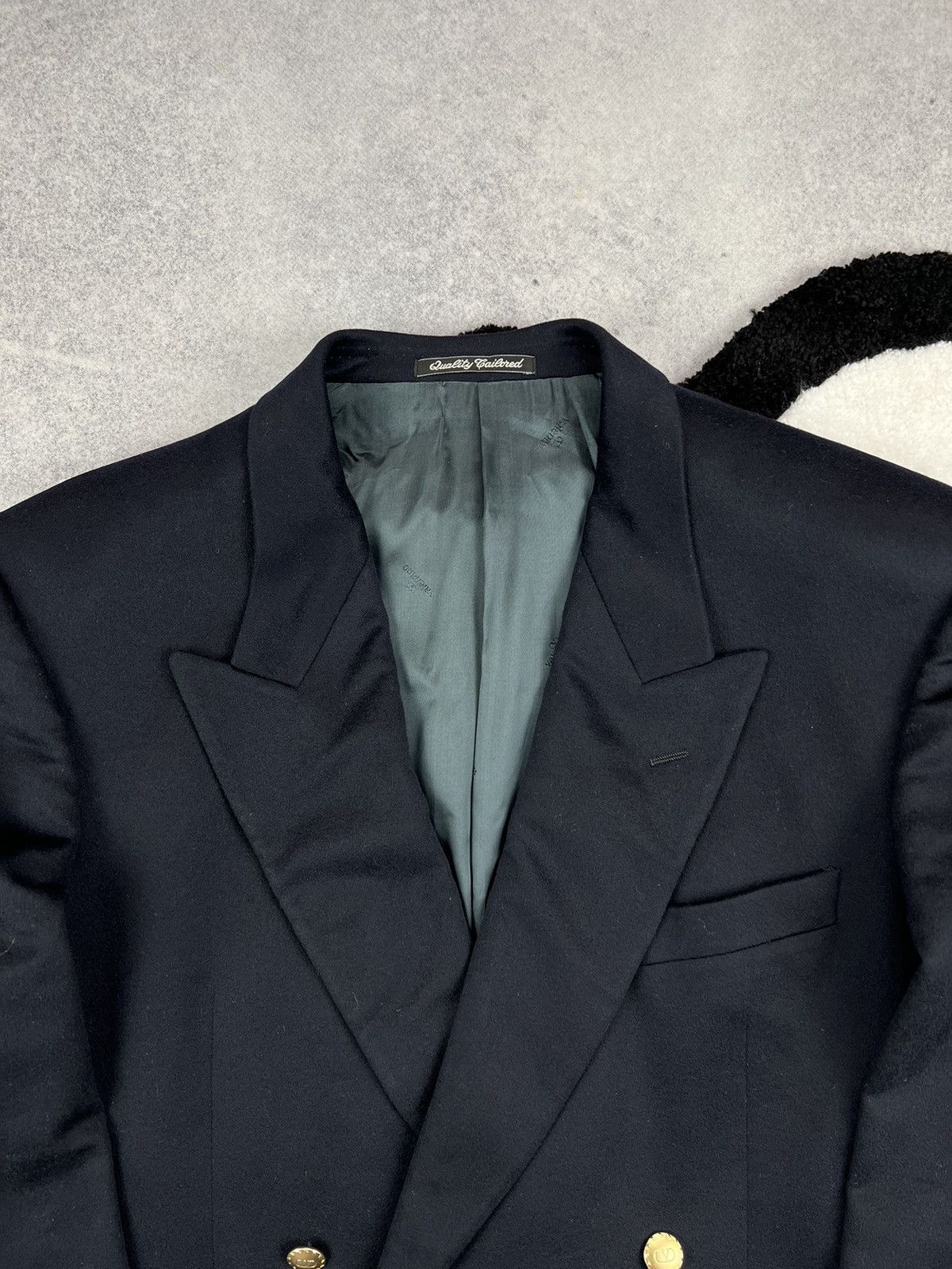 Valentino Valentino Wool Lana Italy Old Money Luxury Buisness Blazer Size 52R - 4 Thumbnail