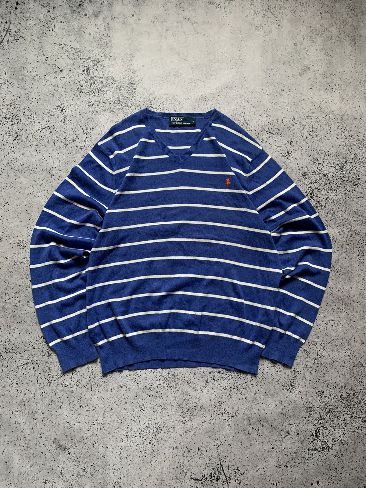 Ralph Lauren Vintage Polo Ralph Lauren Striped Sweater Y2K USA Size US L / EU 52-54 / 3 - 2 Thumbnail