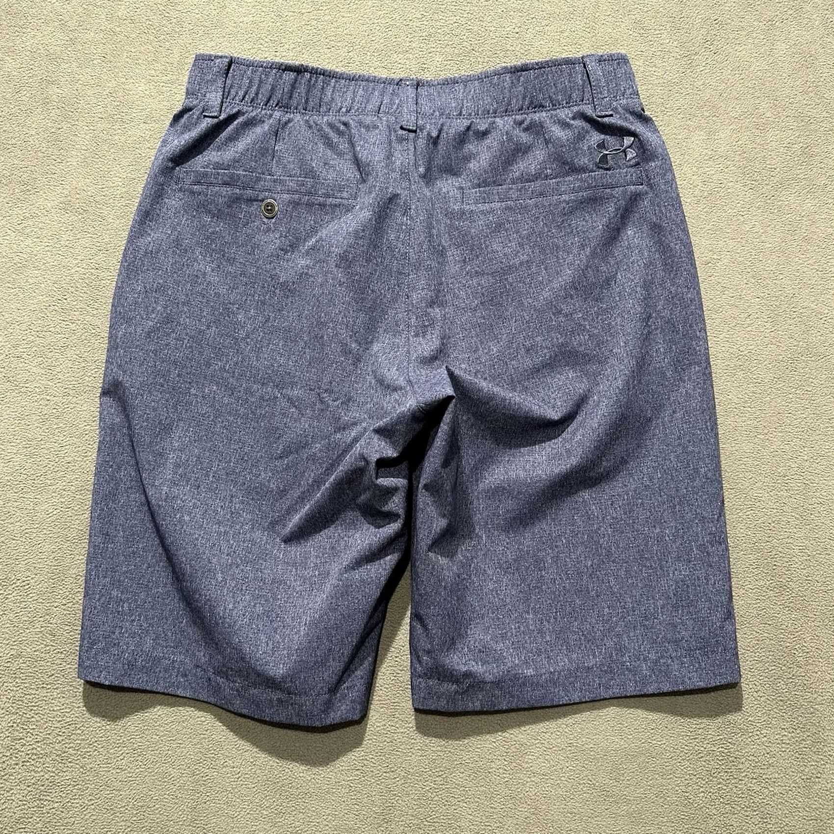 Under Armour Under Armour Shorts Mens 32 Blue Vented Match Play 10" Golf Performance Stretch Size US 32 / EU 48 - 2 Thumbnail