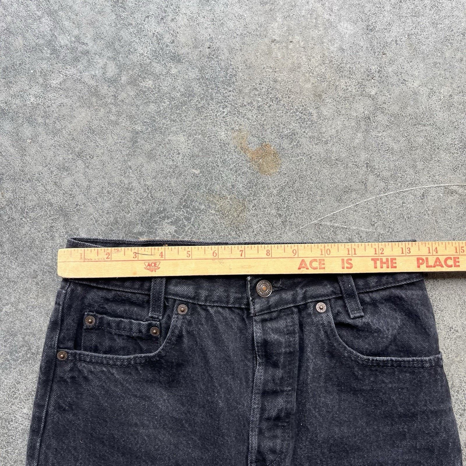 Levi's Vintage 90’s Levi’s 501 Black Jeans Men’s 28 X 30 Straight L Size US 28 / EU 44 - 5 Thumbnail