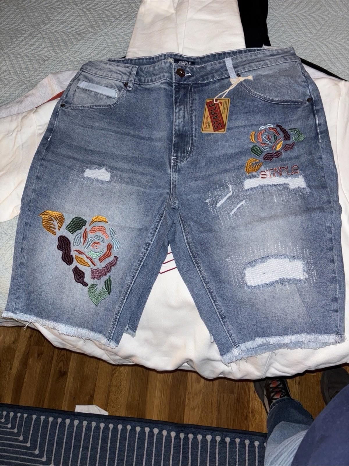 Staple Stable Pigeon Light Stone Wash Shorts 30 Size US 30 / EU 46 - 2 Thumbnail