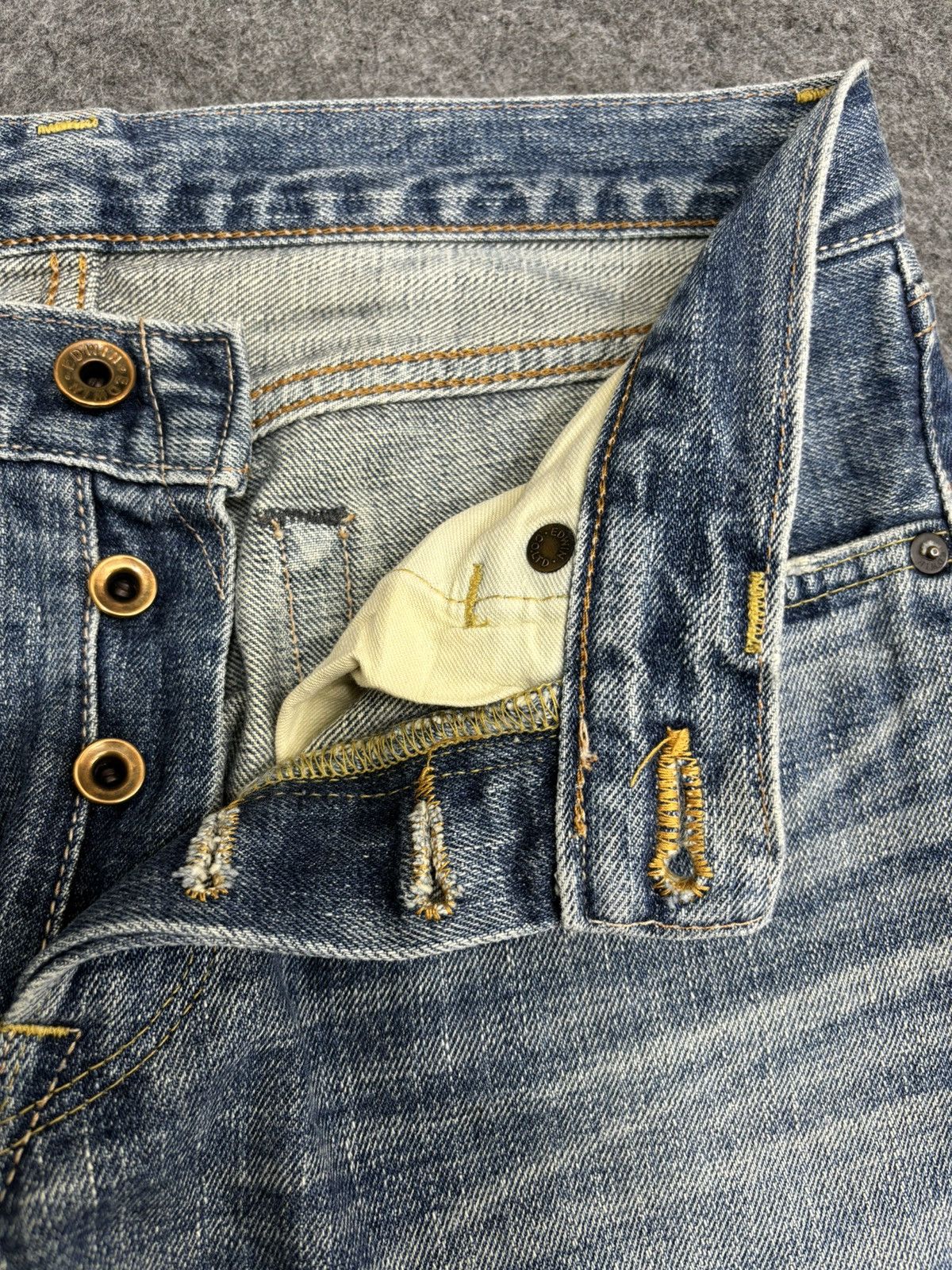 Edwin 💥Low Rize💥Edwin Low Rize Cool Fades Selvedge Denim F483 Size US 29 - 11 Thumbnail