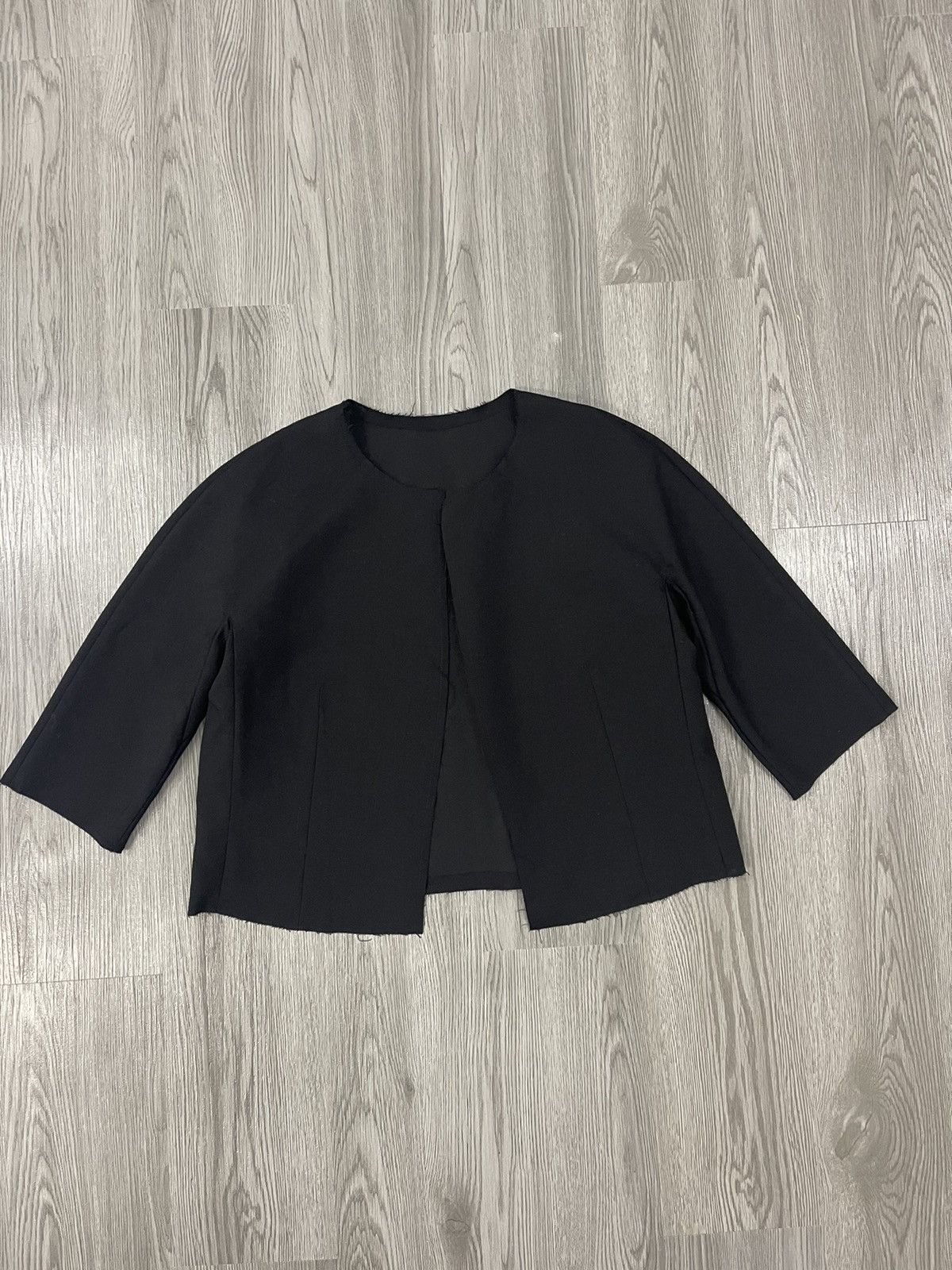 image of Ad 1998 Comme Des Garcons Bolero Jacket in Black, Women's (Size Medium)