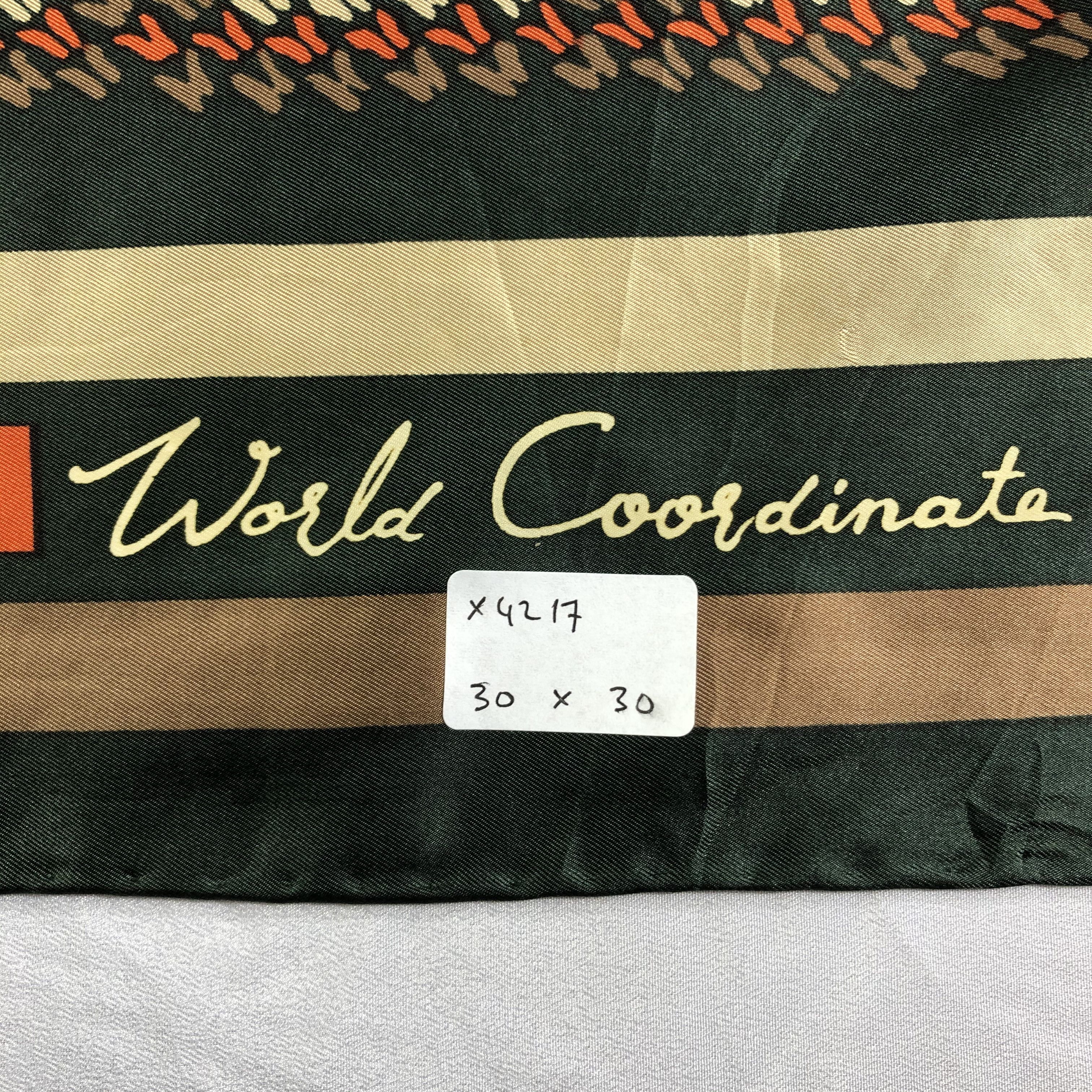 Vintage Vintage World Coordinate Silk Scarf Size ONE SIZE - 6 Thumbnail