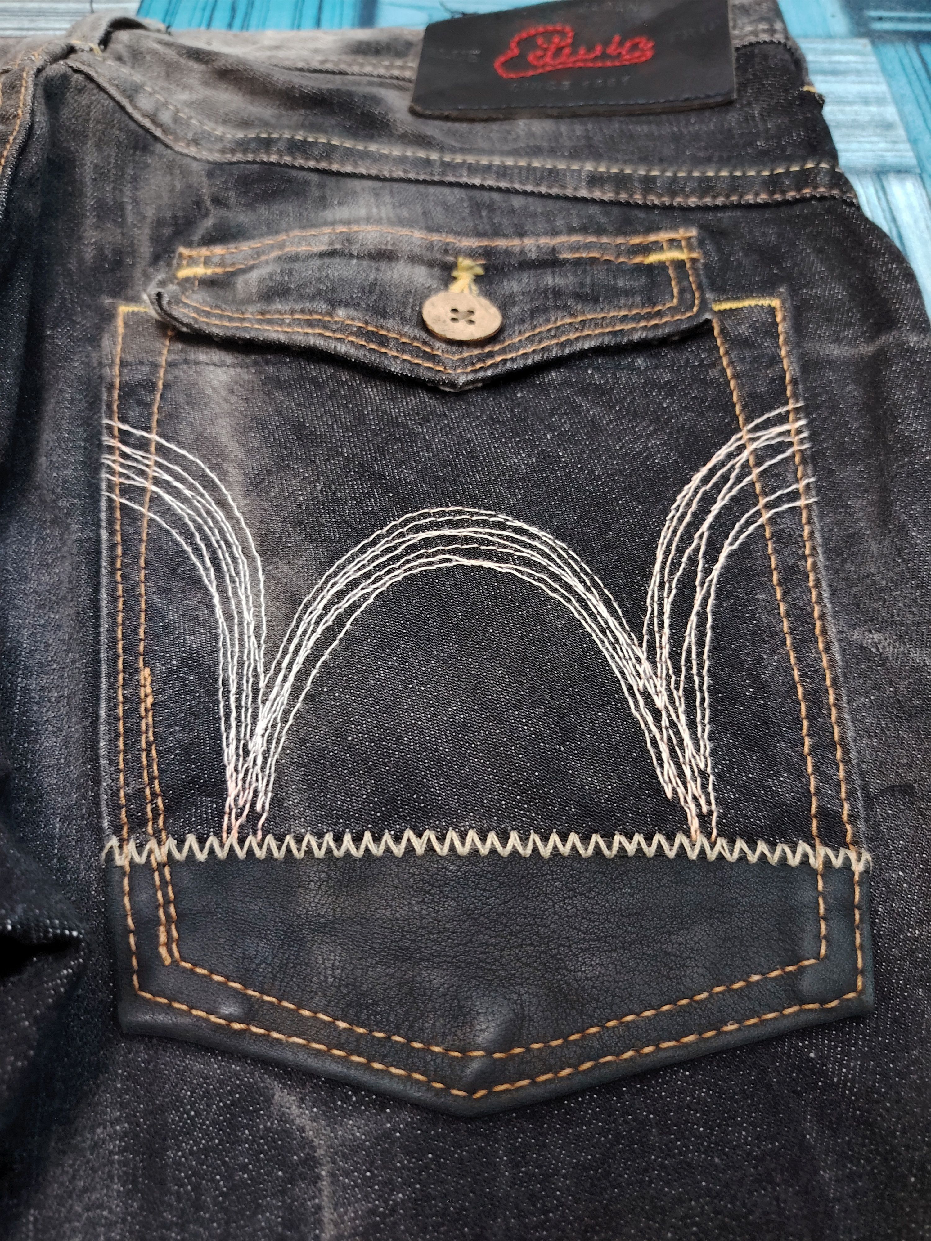 Who Decides War Japanese Edwin Flared Jeans Distressed Denim Size US 34 / EU 50 - 20 Thumbnail