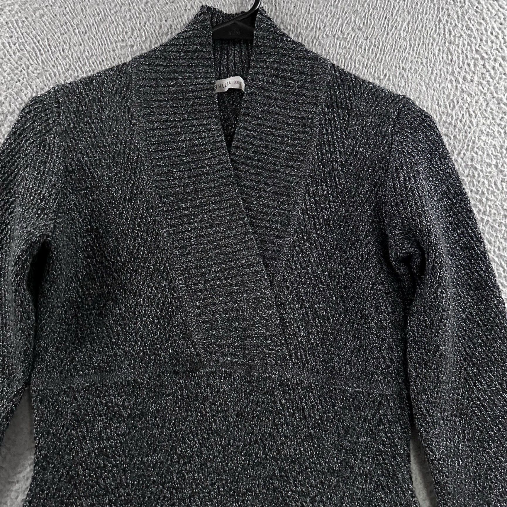 Athleta Athleta Womens Dress Black Marled Size XS Innsbrook Wool Blend Sweater Dress Size XS / US 0-2 / IT 36-38 - 2 Thumbnail