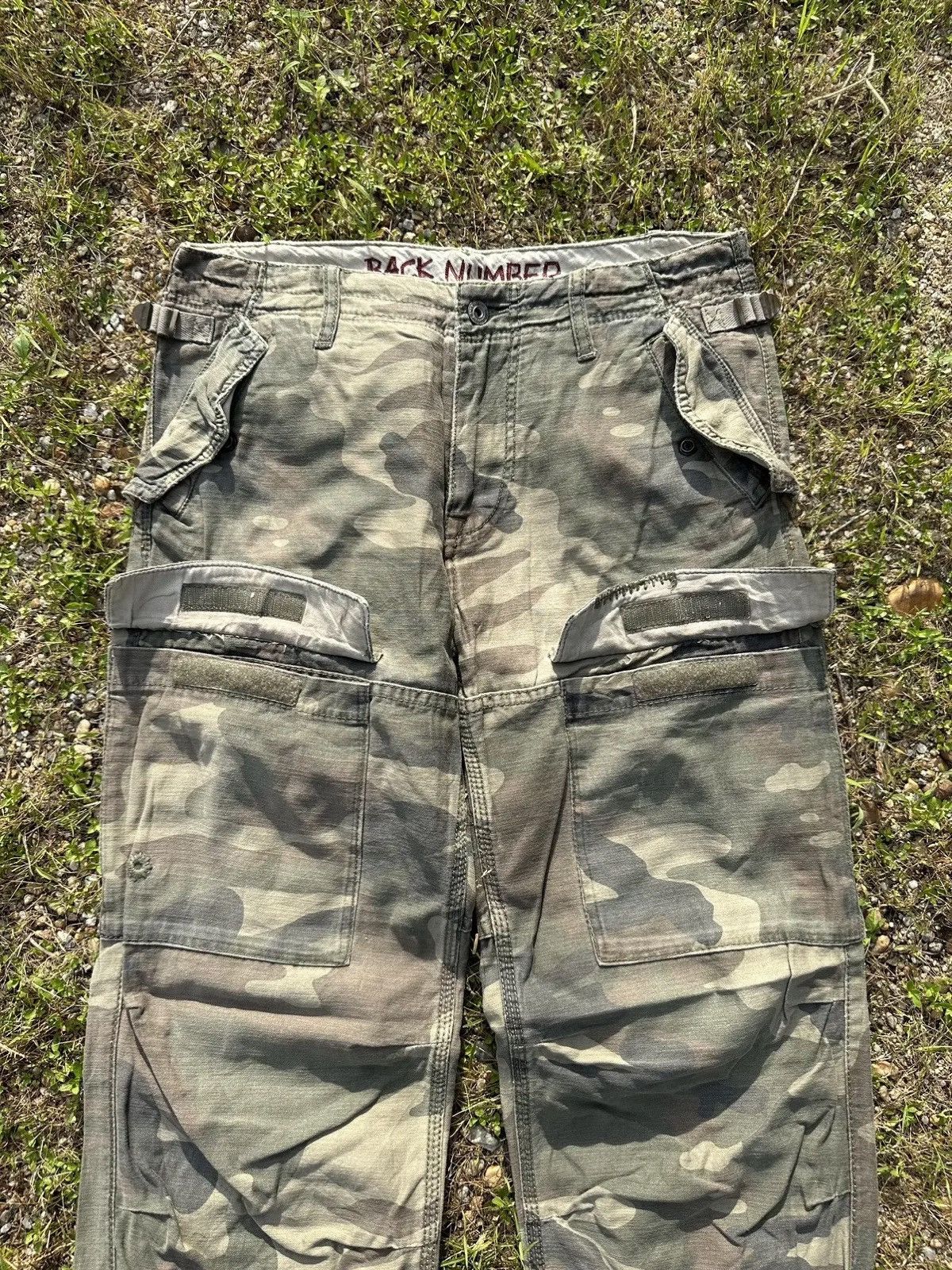 Army Of Me Vintage BACK NUMBER Japan Camouflage Military Tactical Pants Size US 32 / EU 48 - 4 Thumbnail