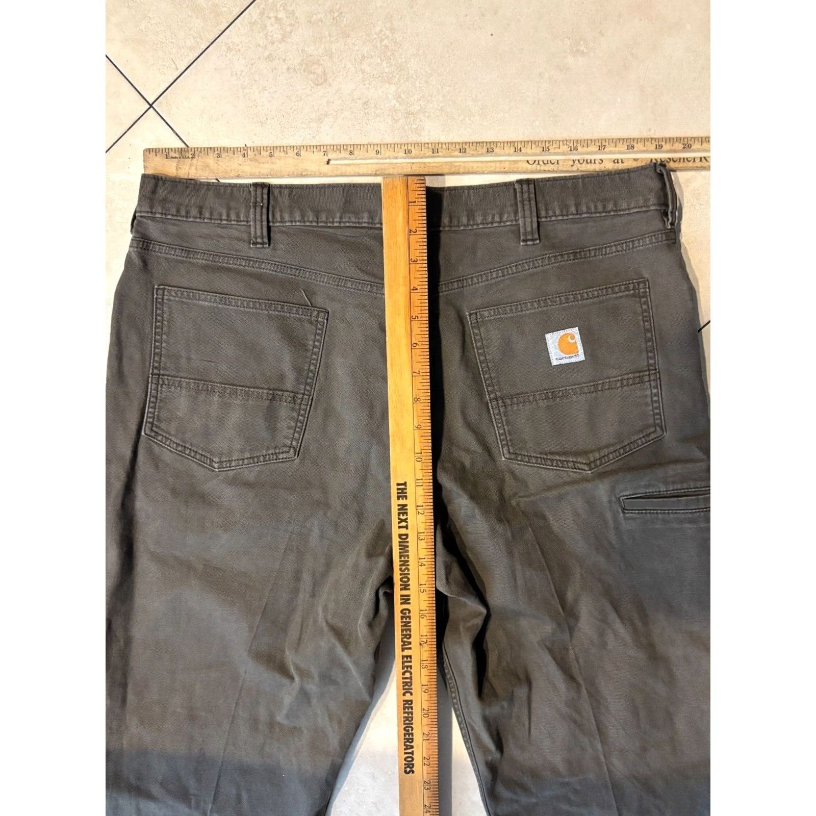 Carhartt Carhartt Rugged Flex Pants Gray Relaxed Fit Canvas 5-Pocket Workwear Mens 40x32 Size US 40 / EU 56 - 5 Thumbnail