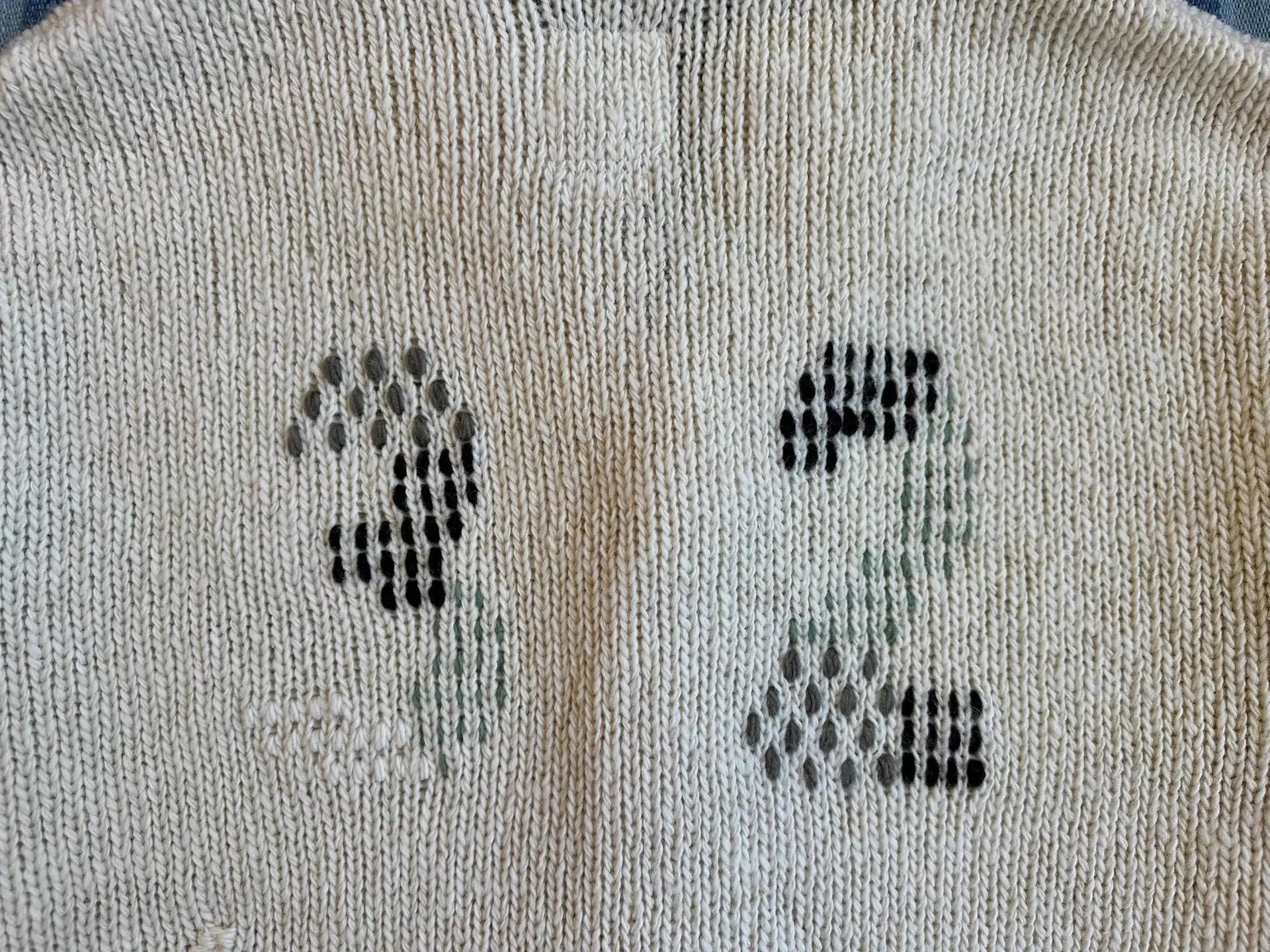 Visvim VISVIM 19AW COWICHAN HAND-KNIT(N.D.) IVORY 5 Size US XXL / EU 58 / 5 - 5 Thumbnail