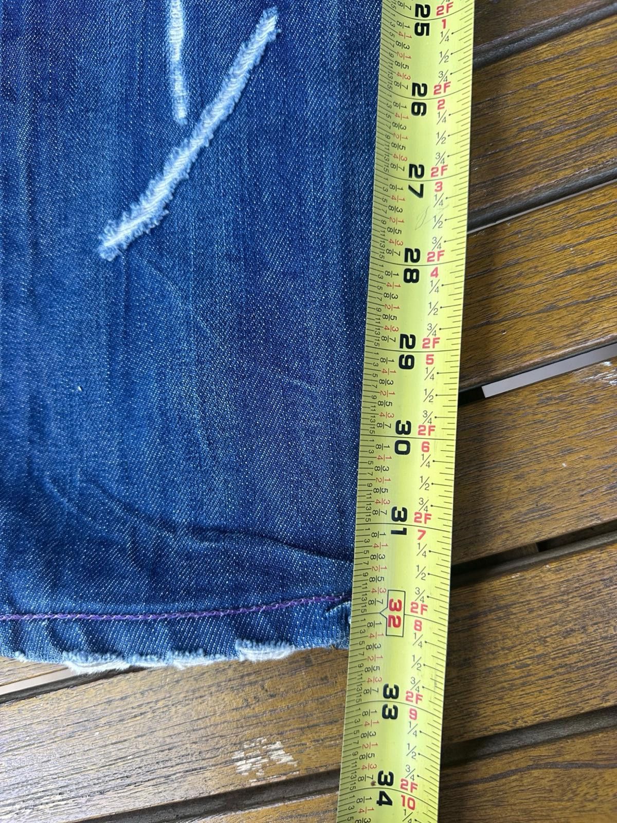Takeshy Kurosawa Takeshy Kurosawa Distressed Jeans 32x32 made in Italy Size US 32 / EU 48 - 9 Thumbnail