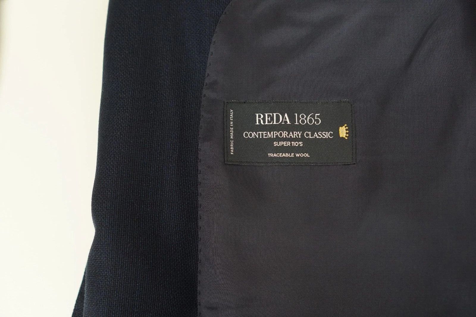 Suitsupply Men Suitsupply Suit Wool Lazio REDA Slim Fit S110 UK/US40L Size 40L - 5 Thumbnail