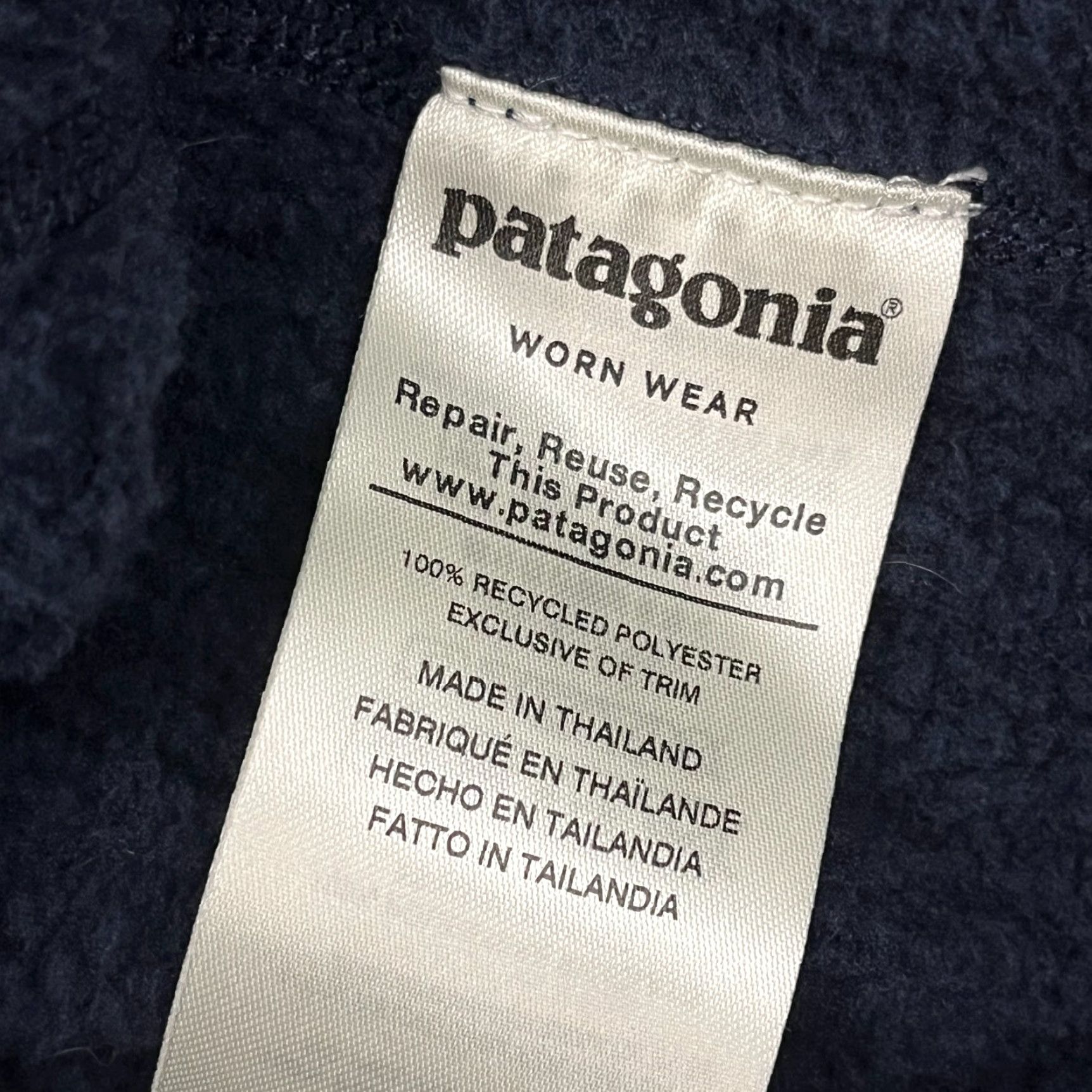 Patagonia Patagonia Better Sweater Mens L Blue Striped 1/2 Zip Pullover Golf Preppy Office/Fall/Winter/Spring Size US L / EU 52-54 / 3 - 7 Thumbnail