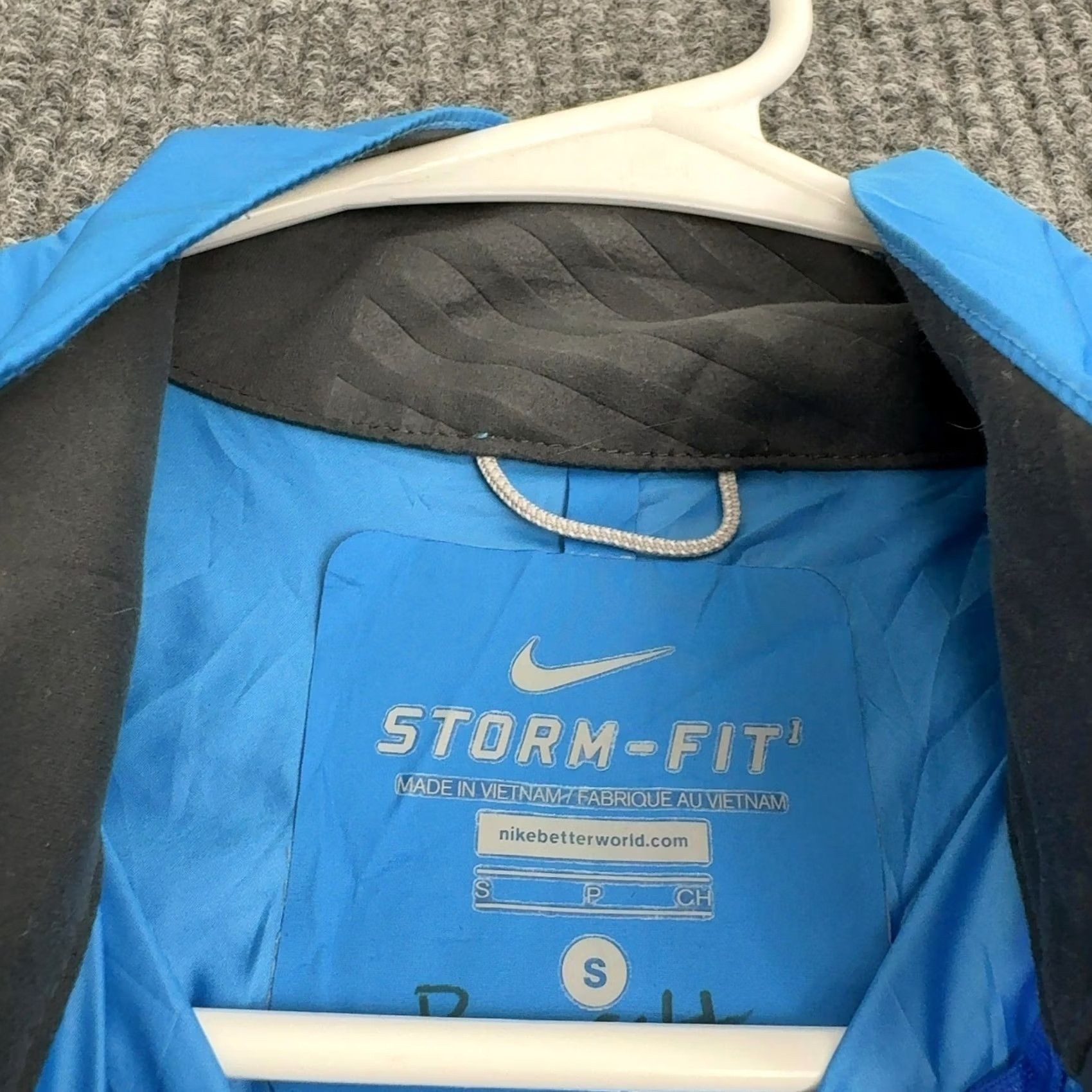 Nike Nike Chicago Marathon Jacket Women S Blue Storm-Fit Running Windbreaker Athletic Size S / US 4 / IT 40 - 5 Thumbnail