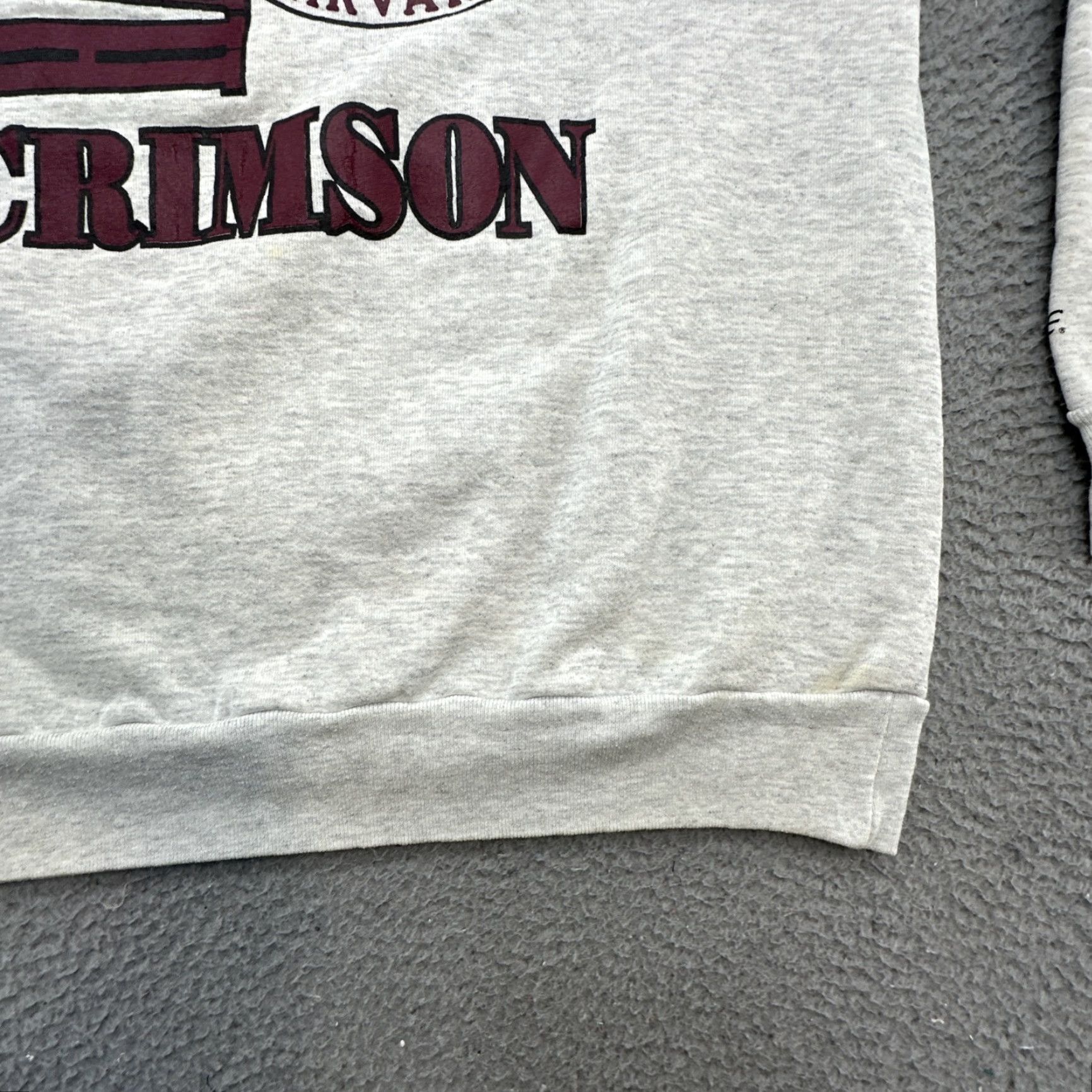 Lee VINTAGE Harvard Crimson University Sweatshirt XL Ivy League NCAA USA BIKE Size US XL / EU 56 / 4 - 6 Thumbnail