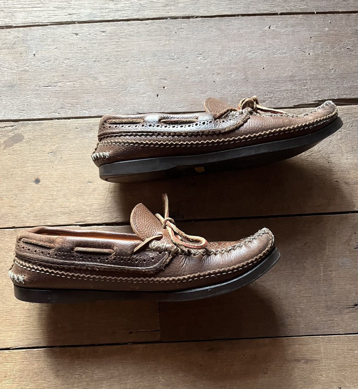 Yuketen Yuketen Mocassin Loafers Full Leather Artisanal Size US 7 / EU 40 - 3 Thumbnail