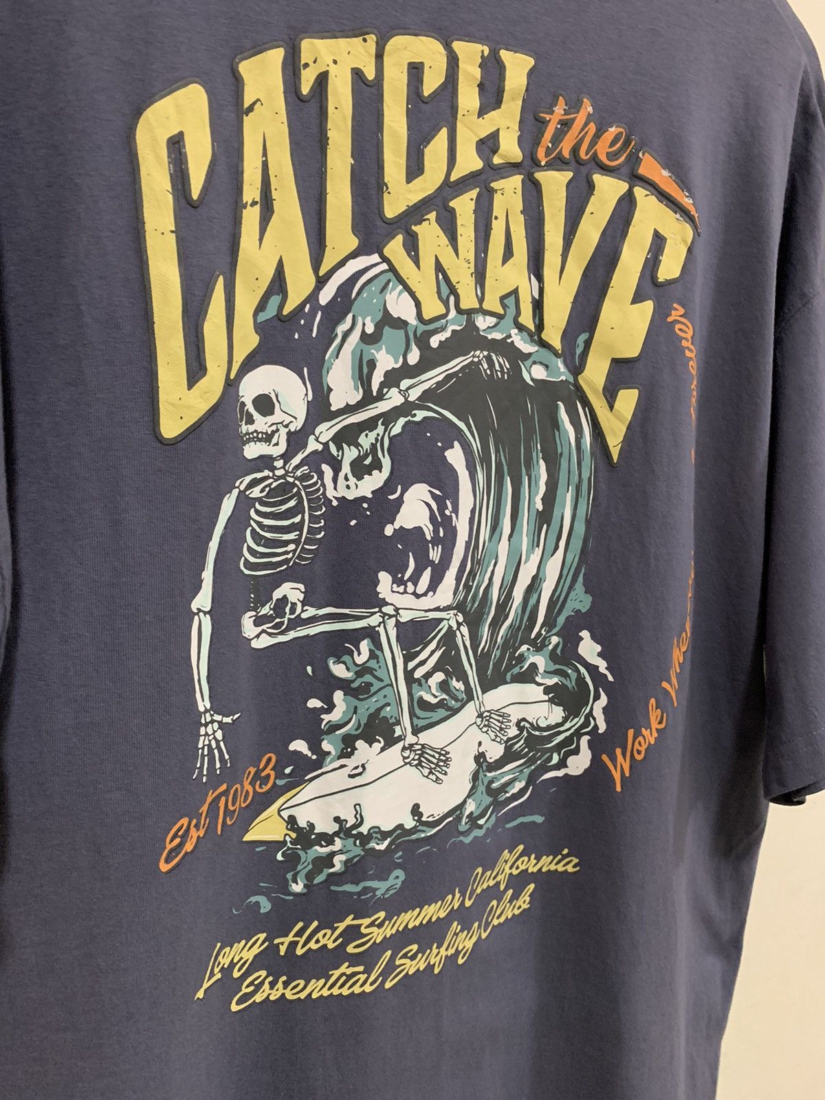 If Six Was Nine Skeleton surfing Tee Size US XXL / EU 58 / 5 - 8 Thumbnail