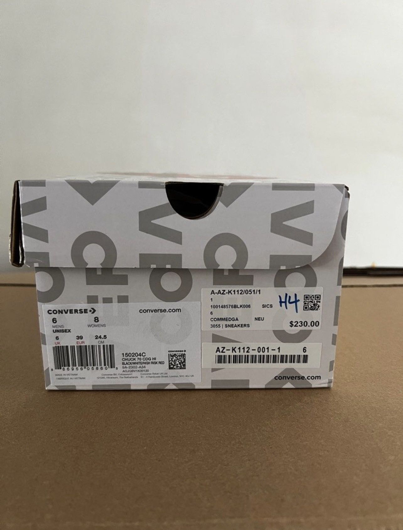 Comme des Garcons PLAY CDG x Converse Hi Chuck Taylor 70 Comme Des Gar Size US 6 / EU 39 - 2 Thumbnail