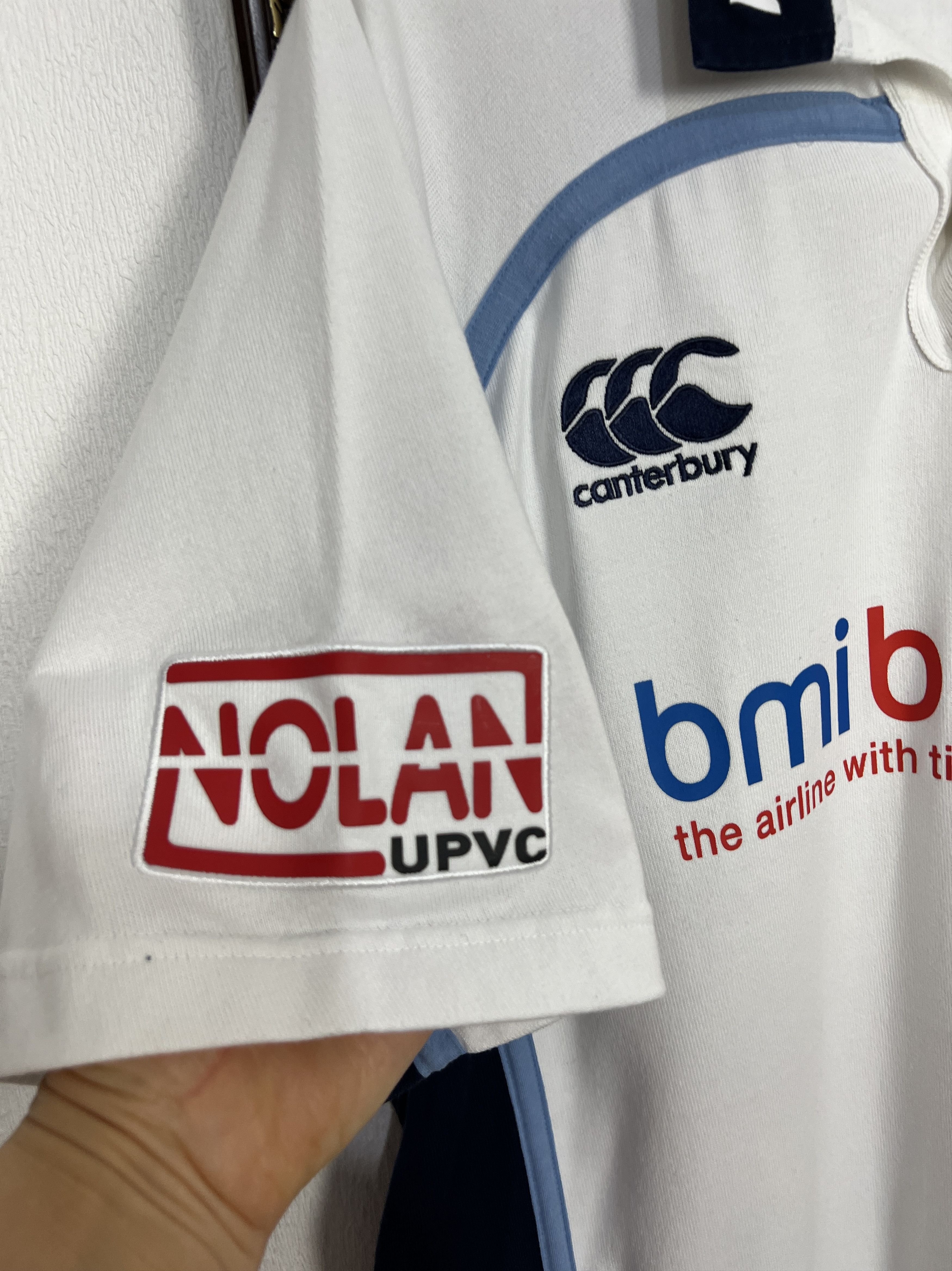 Vintage Canterbury Cardiff Blues Rugby Union Jersey Shirt Trikot Size US L / EU 52-54 / 3 - 5 Thumbnail