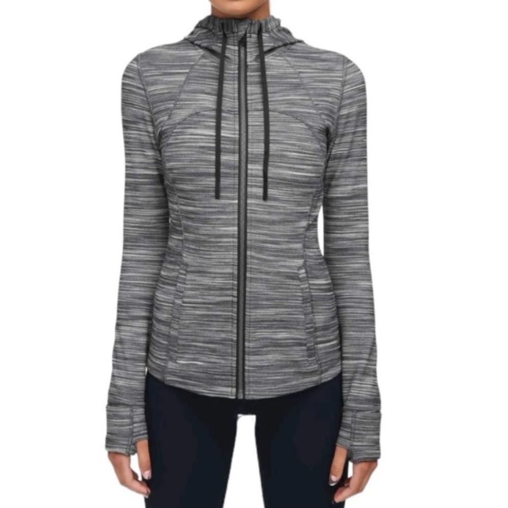 Lululemon Lululemon Hooded Define Jacket Nulu Heathered Black/White 6 Size M / US 6-8 / IT 42-44 - 1 Thumbnail
