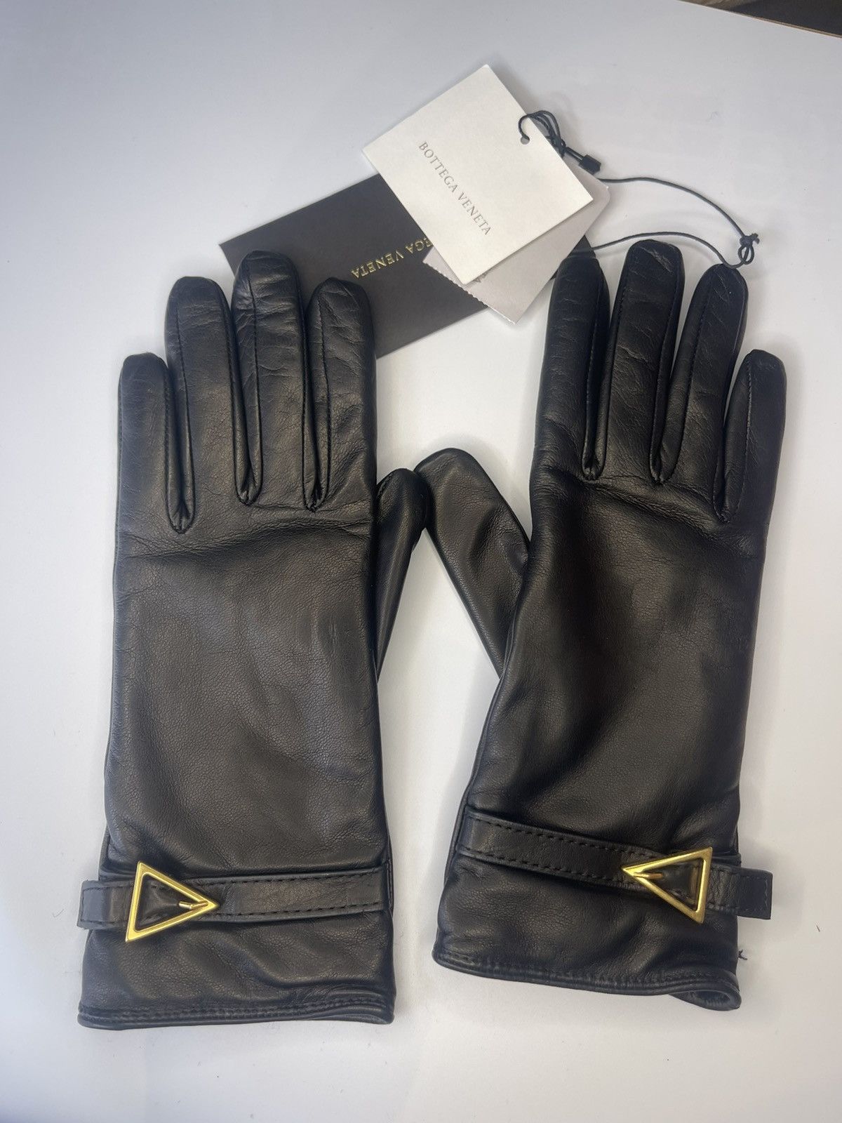Bottega Veneta bottega veneta Leather Gloves Size S RRP $350 Size ONE SIZE - 3 Thumbnail