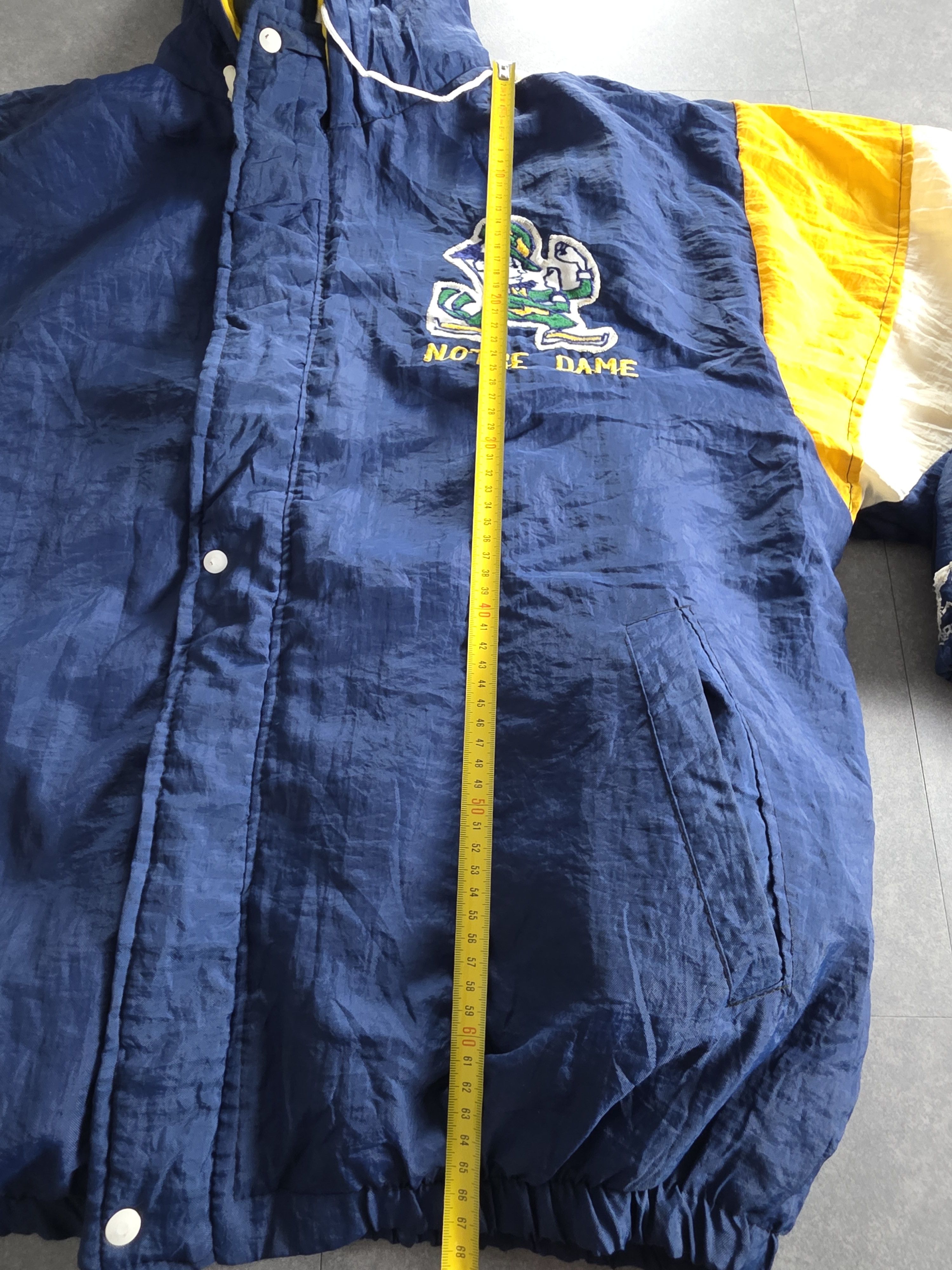 Starter Starter Notre Dame Fighting Irish Zipper Jacket Vintage 90s Size US M / EU 48-50 / 2 - 10 Thumbnail