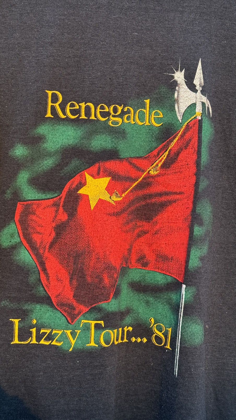 Band Tees × Vintage 1981 Thin Lizzy Renegade Vintage UK Band Rock Tour t-shirt Size US S / EU 44-46 / 1 - 6 Thumbnail