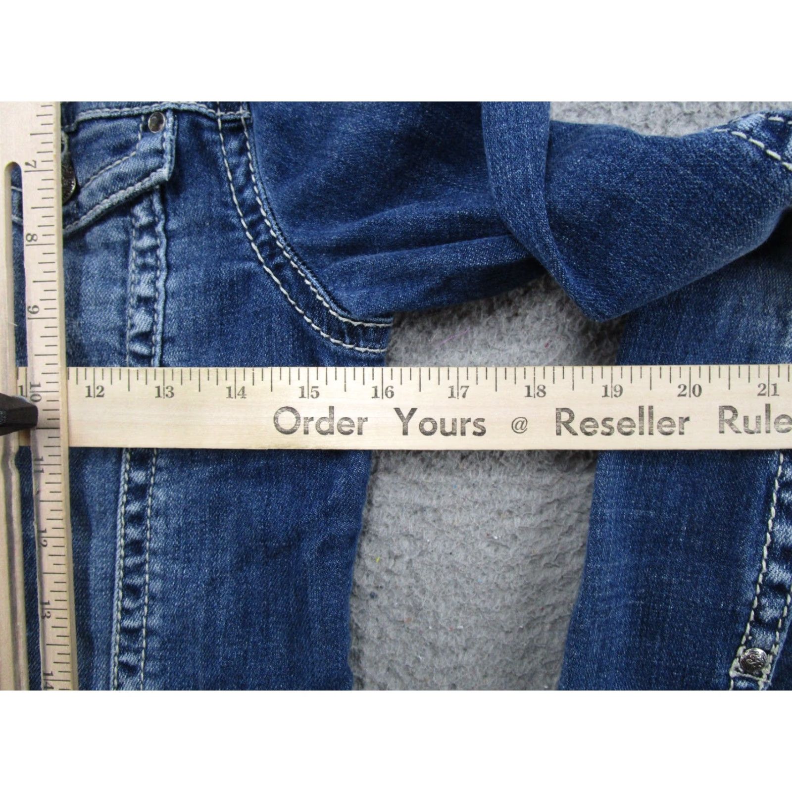 Vintage Silver Jeans Co Denim Jacket Womens Size S Regular Small Blue Trucker Button Up Casual Basic Jacket Size 28" / US 6 / IT 42 - 5 Thumbnail