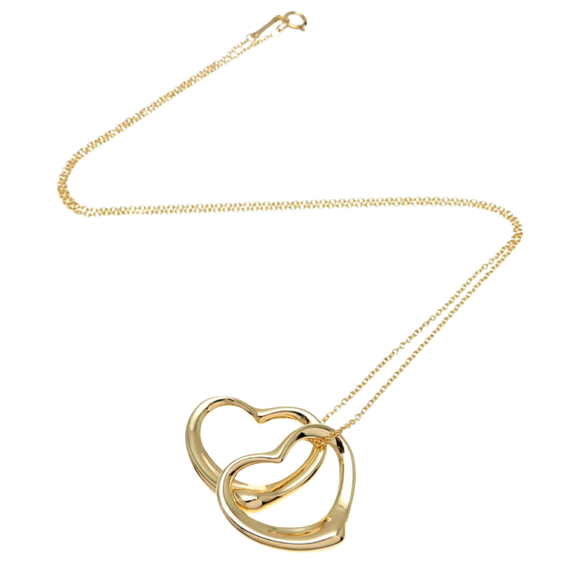 Tiffany & Co. Tiffany & Co Double Heart necklace Size ONE SIZE - 1 Thumbnail