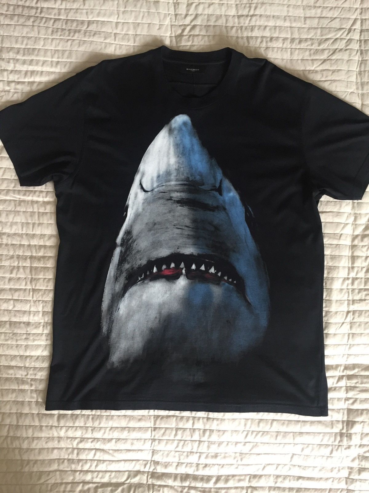 Givenchy Givenchy Shark T-Shirt FW12 – Rare Archive Piece Size US M / EU 48-50 / 2 - 1 Thumbnail