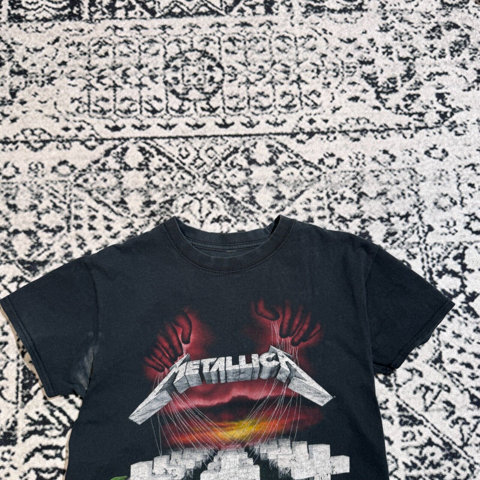 Vintage Black Cotton T-Shirt Size S Master Of Puppets Y2K 90s Size US S / EU 44-46 / 1 - 5 Thumbnail