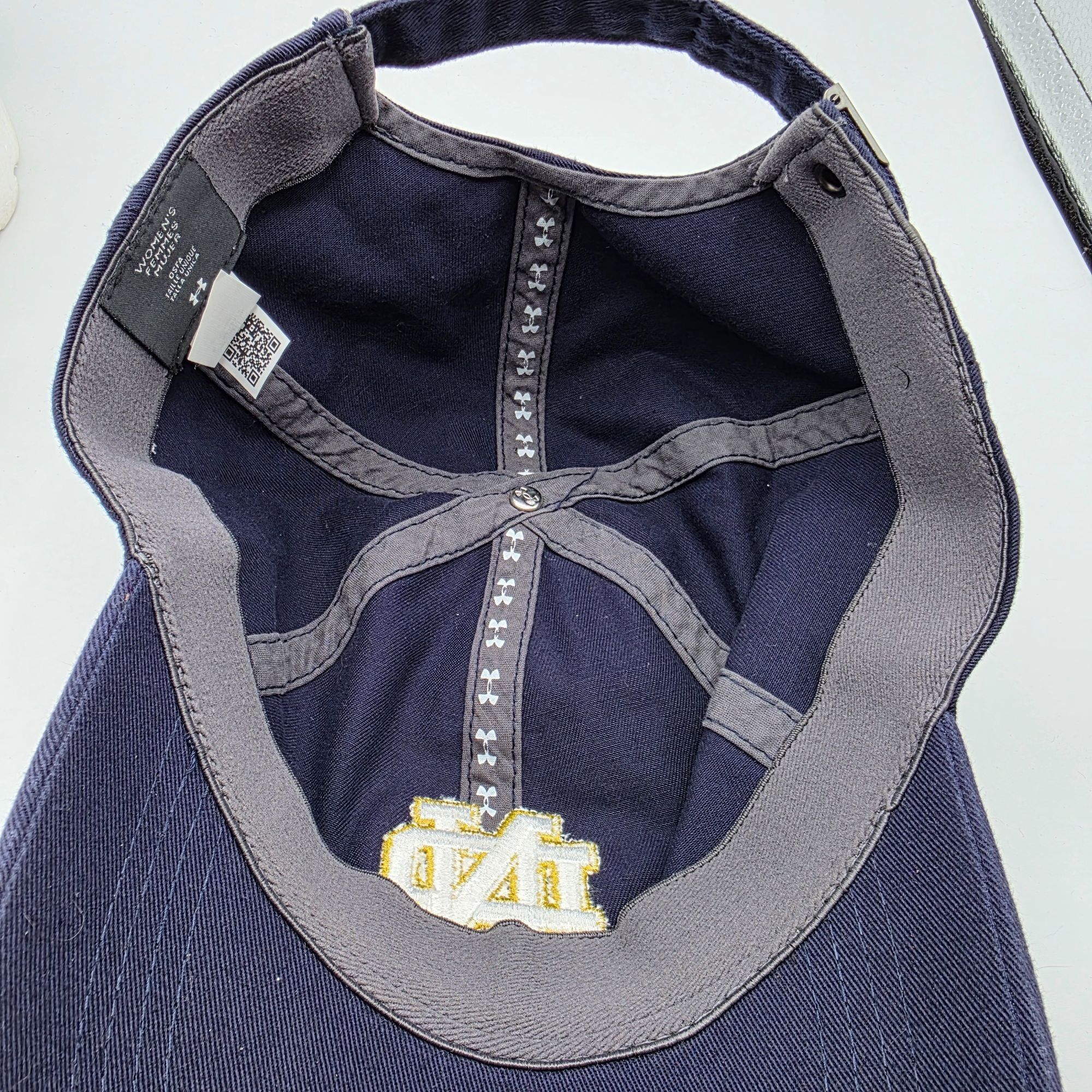 Under Armour Under Armour Womens Blue Notre Dame Adjustable Hat Cap Sport Size ONE SIZE - 5 Thumbnail