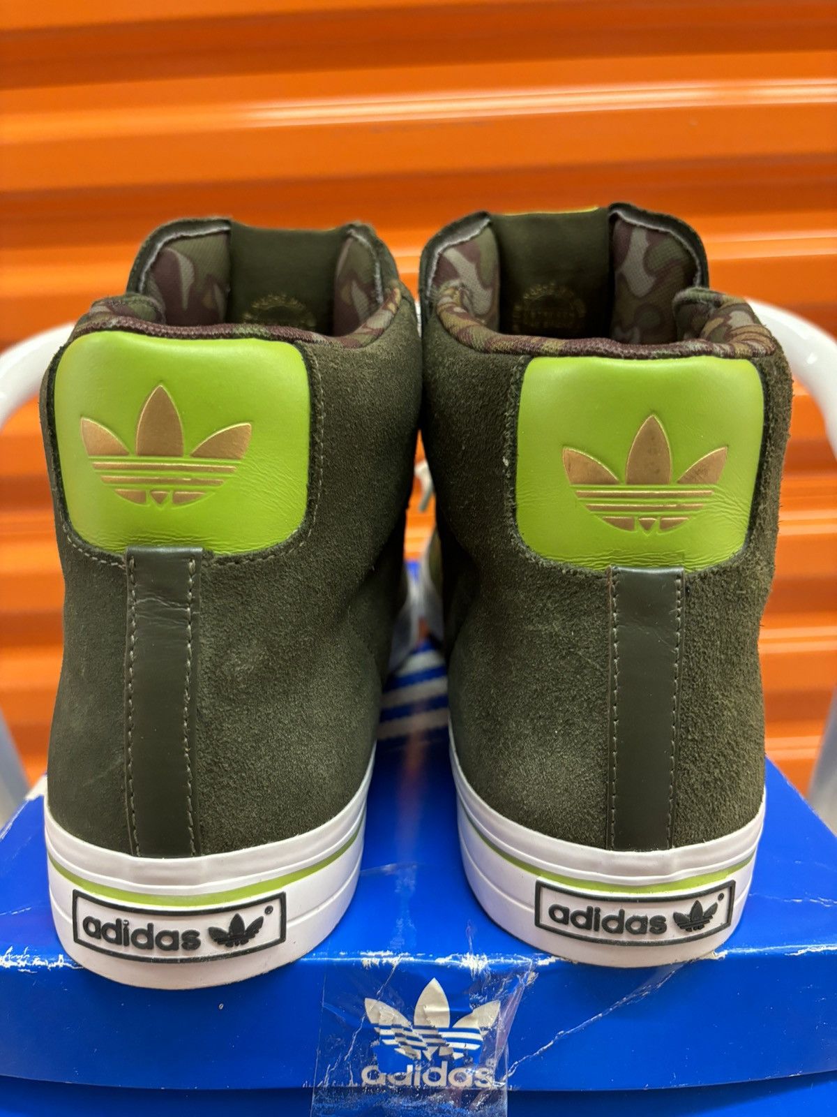 Adidas × Vintage ***FINAL DROP***RARE 2006 ADIDAS VULCANIZED HIGH SUEDE 12 Size US 12 / EU 45 - 6 Thumbnail