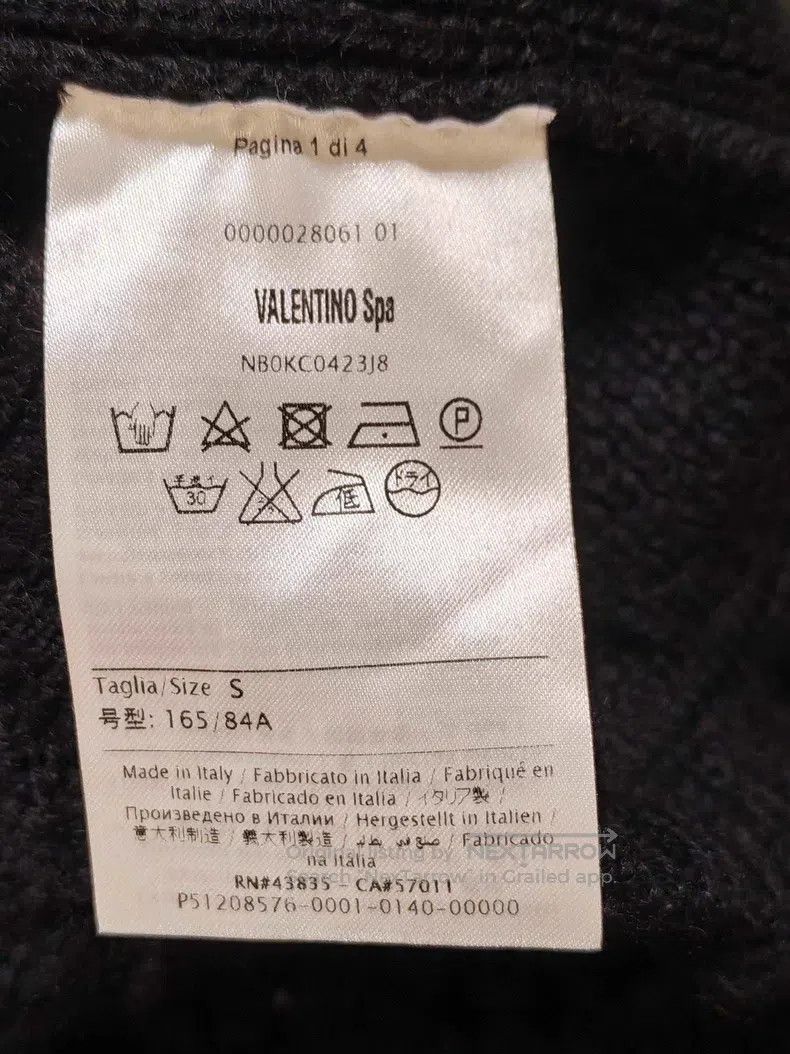 Valentino Valentino Cable knit puff sleeve sweater Size S / US 4 / IT 40 - 4 Thumbnail