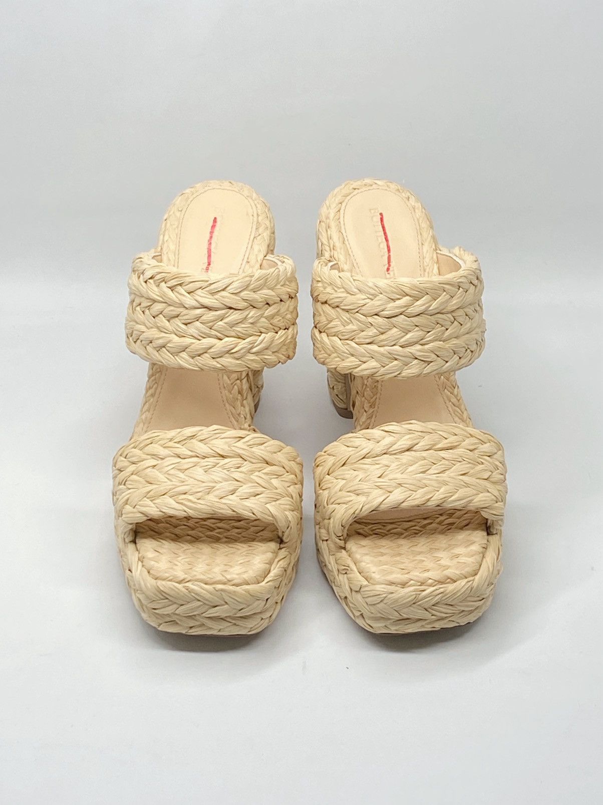 Bottega Veneta Bottega Veneta Trinity Weave Raffia Platform Sandals size 38 Size US 8 / IT 38 - 6 Thumbnail