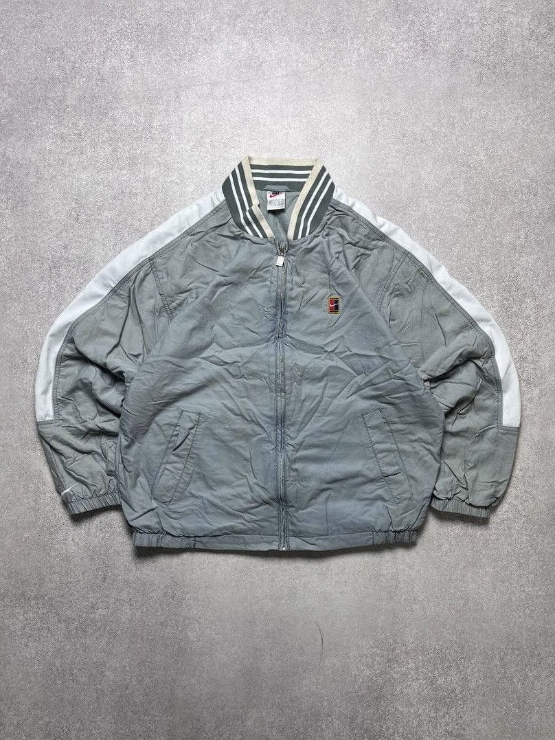 Nike VINTAGE 90s NIKE CHALLENGE COURT BOMBER Y2K JACKET M Size US M / EU 48-50 / 2 - 1 Thumbnail