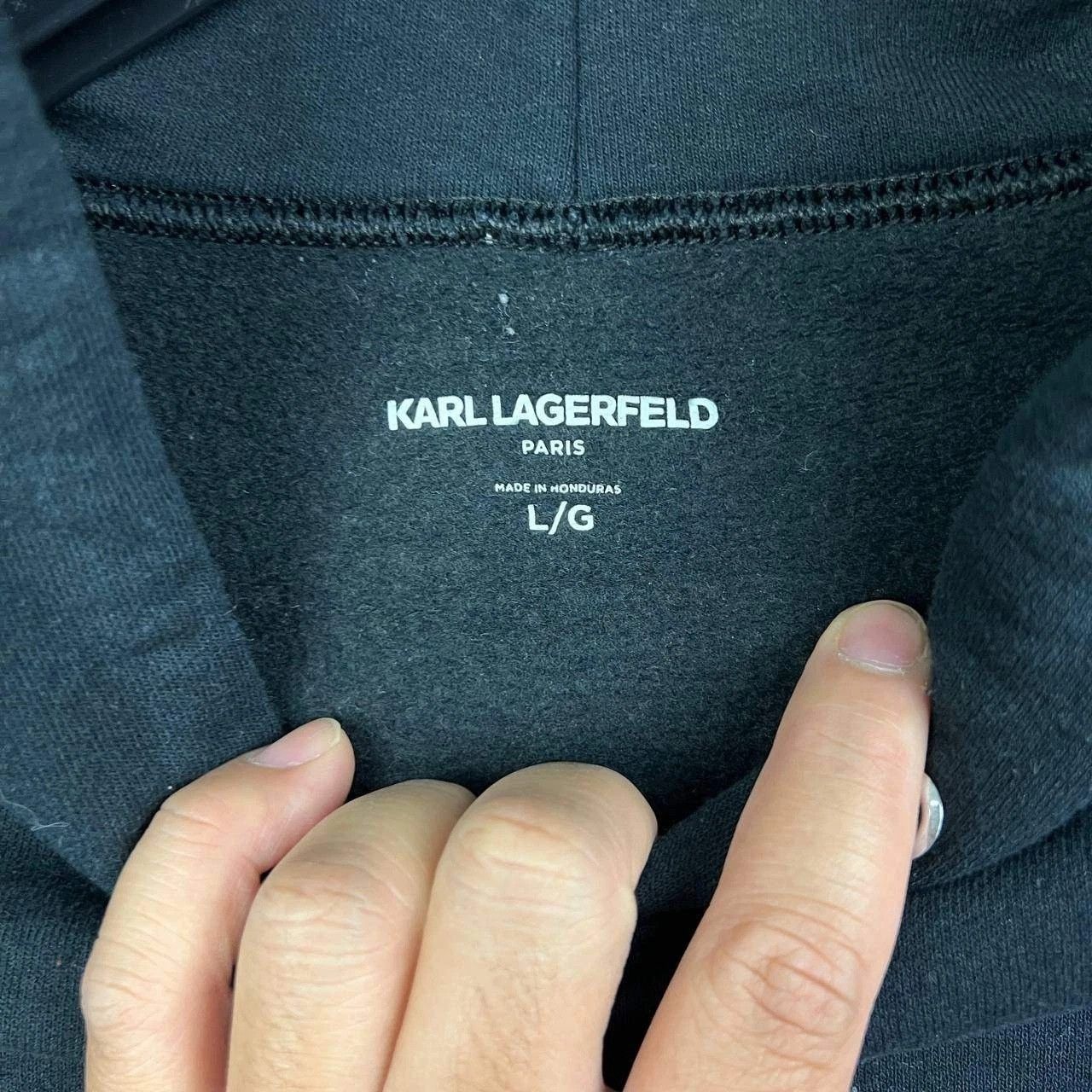 Karl Lagerfeld Karl Lagerfeld Paris Hoodie Camo Skull Graphic Long Sleeve L Size US L / EU 52-54 / 3 - 5 Thumbnail