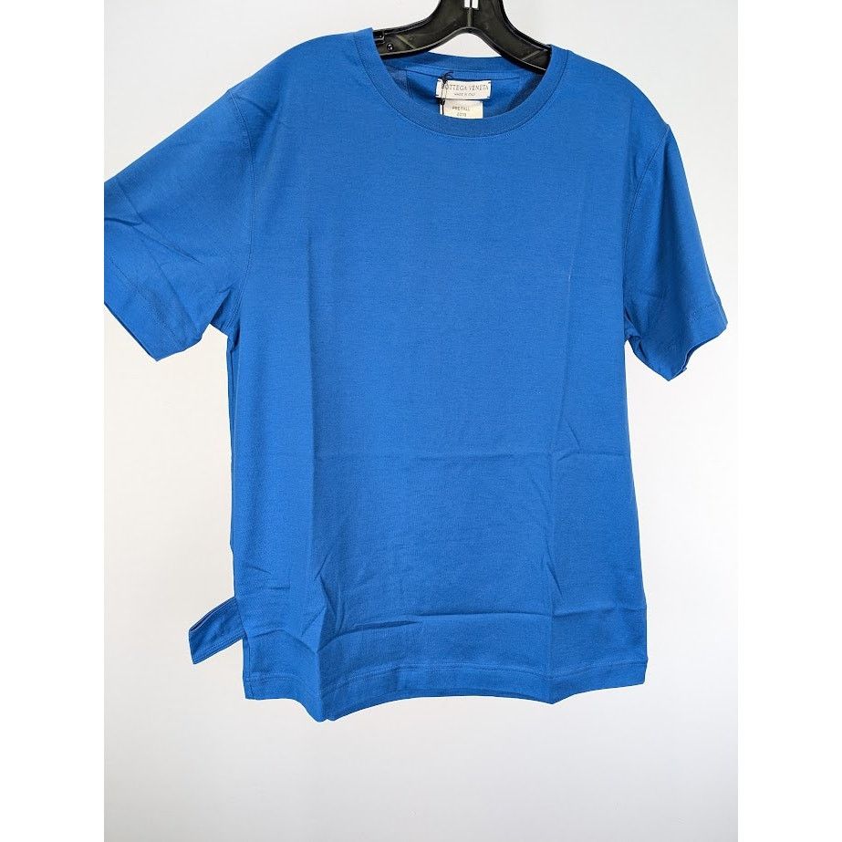 Bottega Veneta o1rshd1 Basic Jersey T-Shirt in Primary Blue Size US M / EU 48-50 / 2 - 8 Thumbnail
