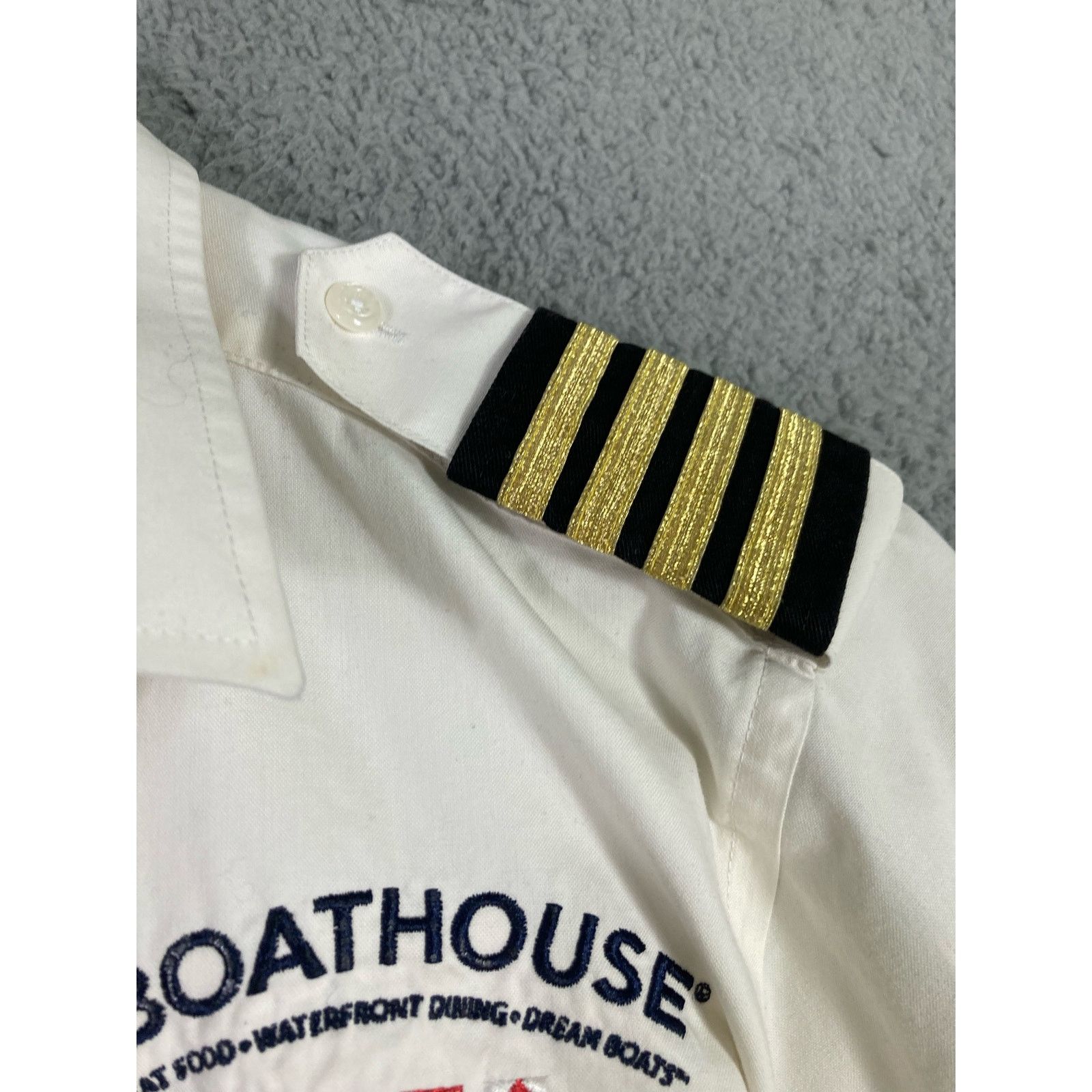 Other Boathouse Orlando FL Men's Short Sleeve Dress Shirt Sz 16.5 Size US XL / EU 56 / 4 - 9 Thumbnail