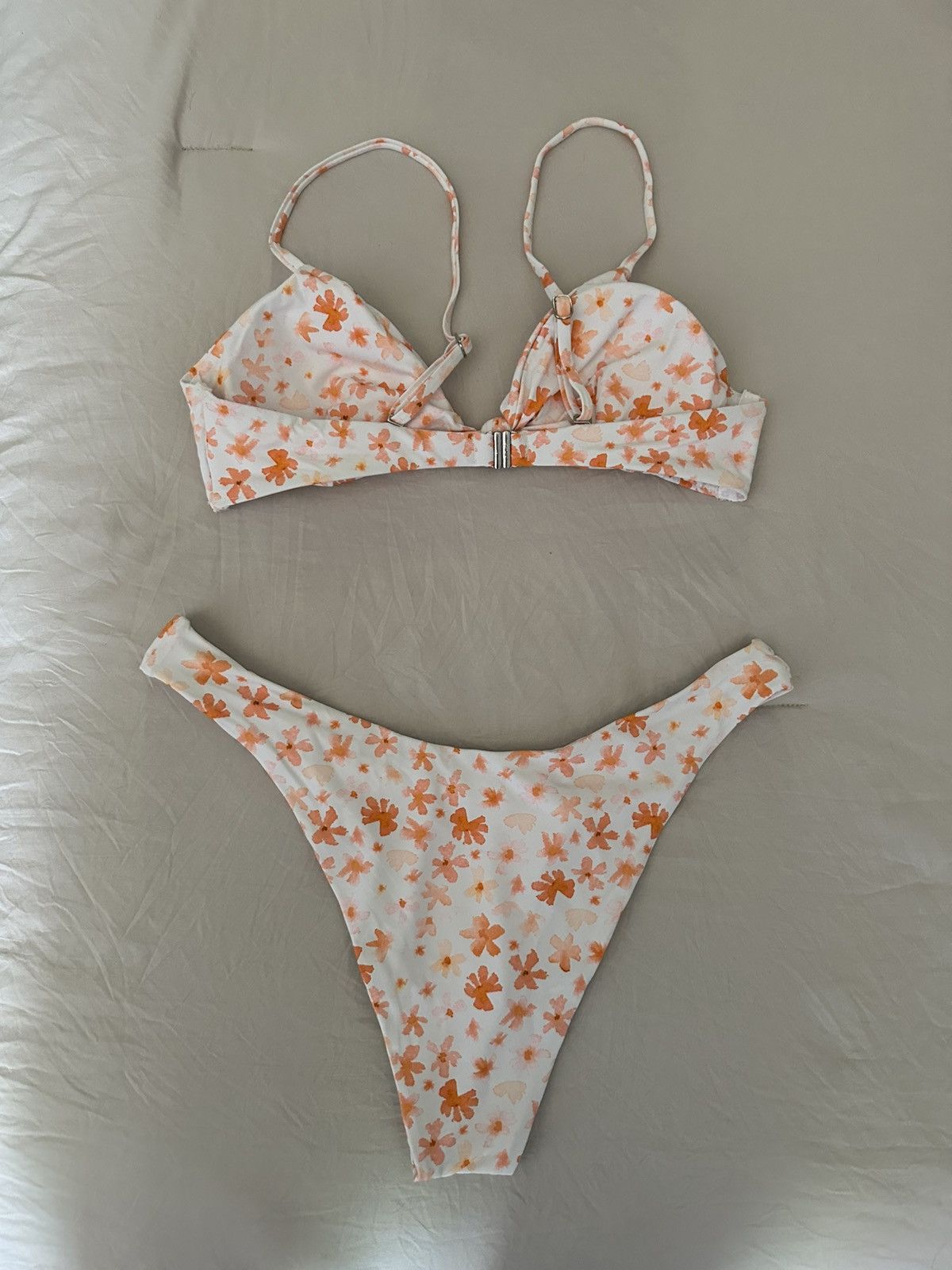 Other Greybandit pink and orange flower pattern bikini set Size M / US 6-8 / IT 42-44 - 1 Thumbnail