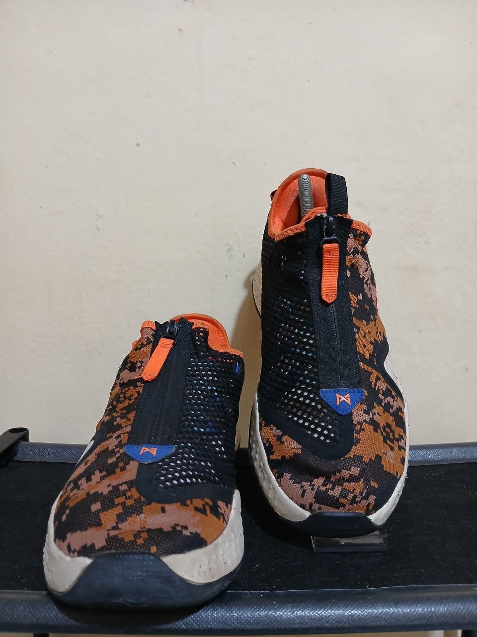 Nike x PG Paul George Digi Camo Orange Basketball Shoes