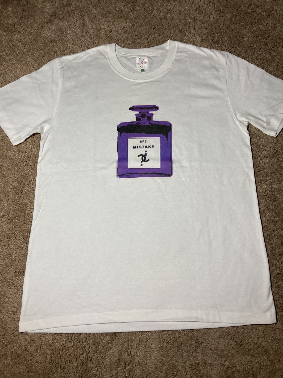 Ozwald Boateng SS2000 Mistake Ozwald Boateng Perfum Fragrance Show Tee 90s Size US M / EU 48-50 / 2 - 2 Thumbnail