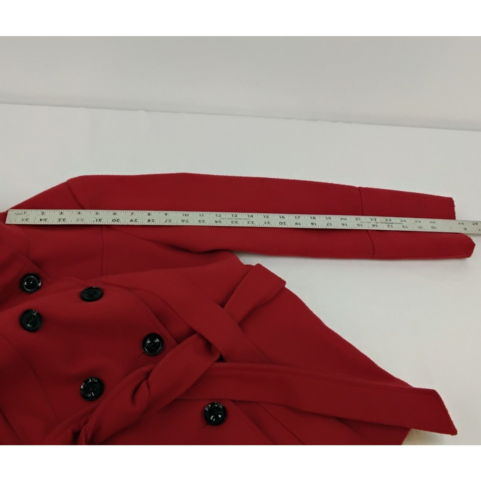 Guess Guess Peacoat Women's Large Red Vintage 2000s Belted Size L / US 10 / IT 46 - 13 Thumbnail