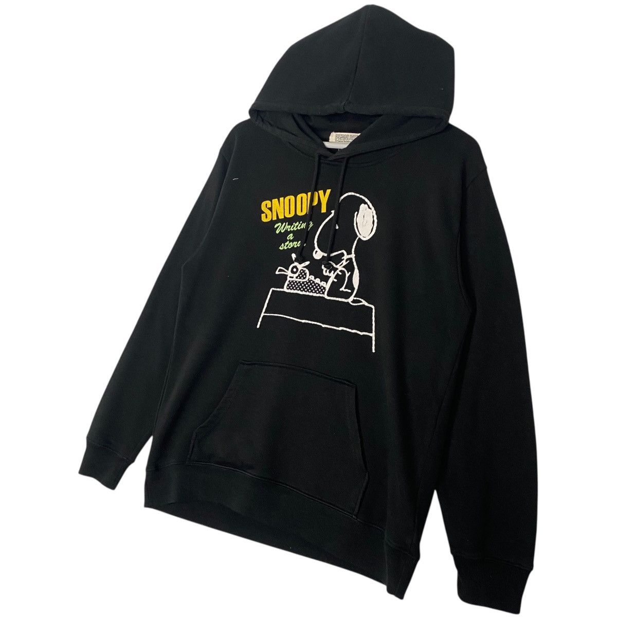 Vintage Vintage Peanuts Printed Hoodie Sweater Black Size L Size US L / EU 52-54 / 3 - 5 Thumbnail