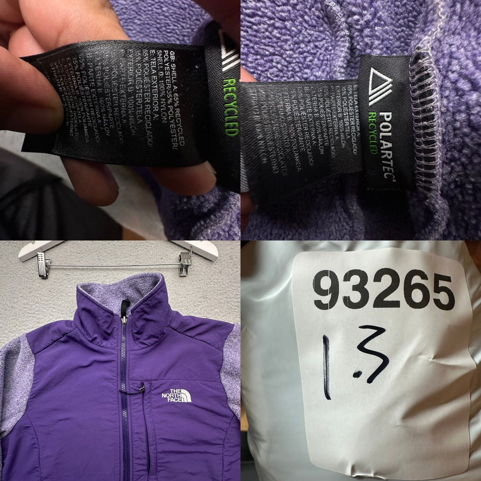 The North Face The North Face Denali Polartec Fleece Jacket Womens Medium Full Zip Pockets Size M / US 6-8 / IT 42-44 - 9 Thumbnail